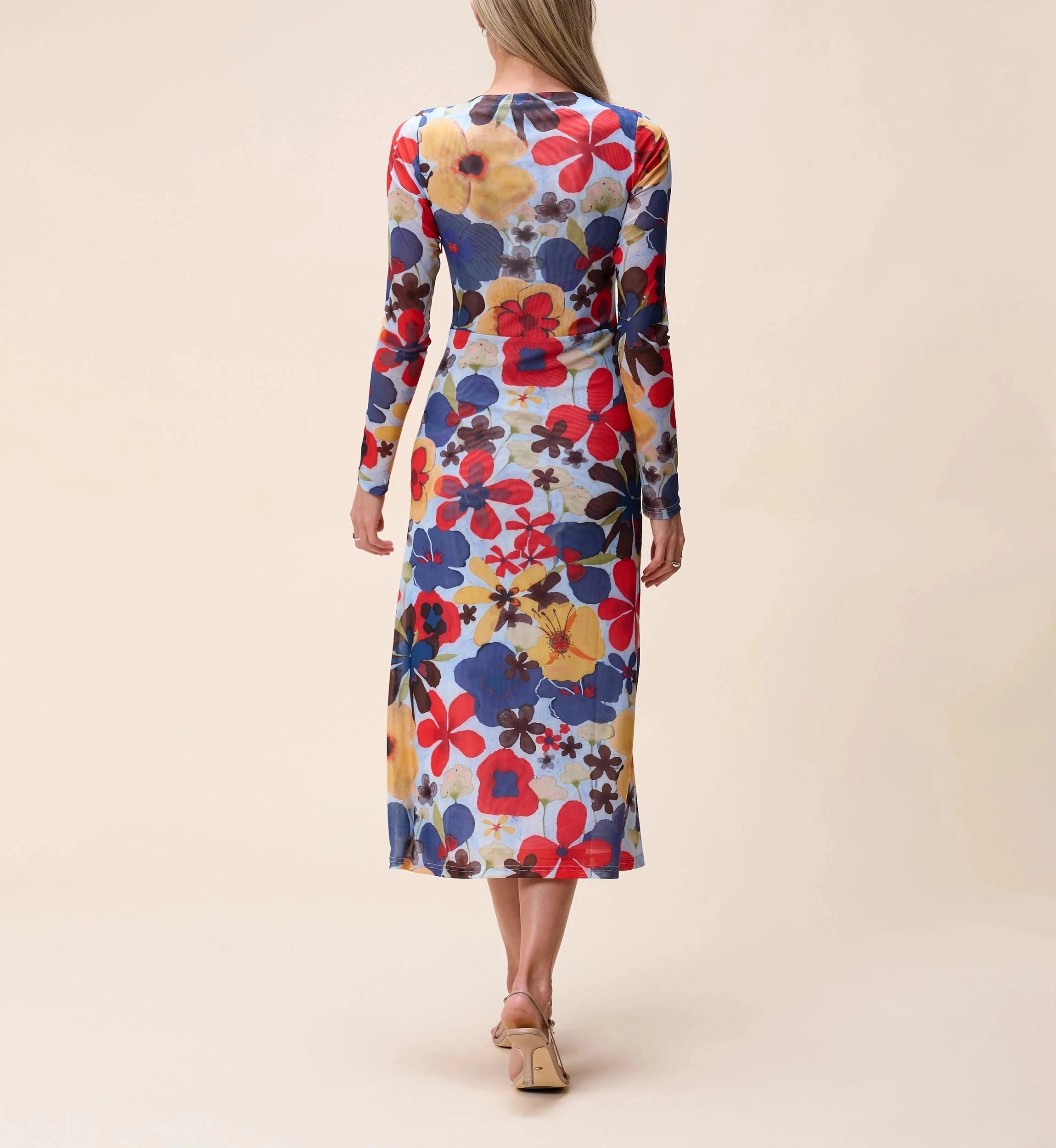 Office Classic Katya Midi Dress |  Foraged Violets Heather