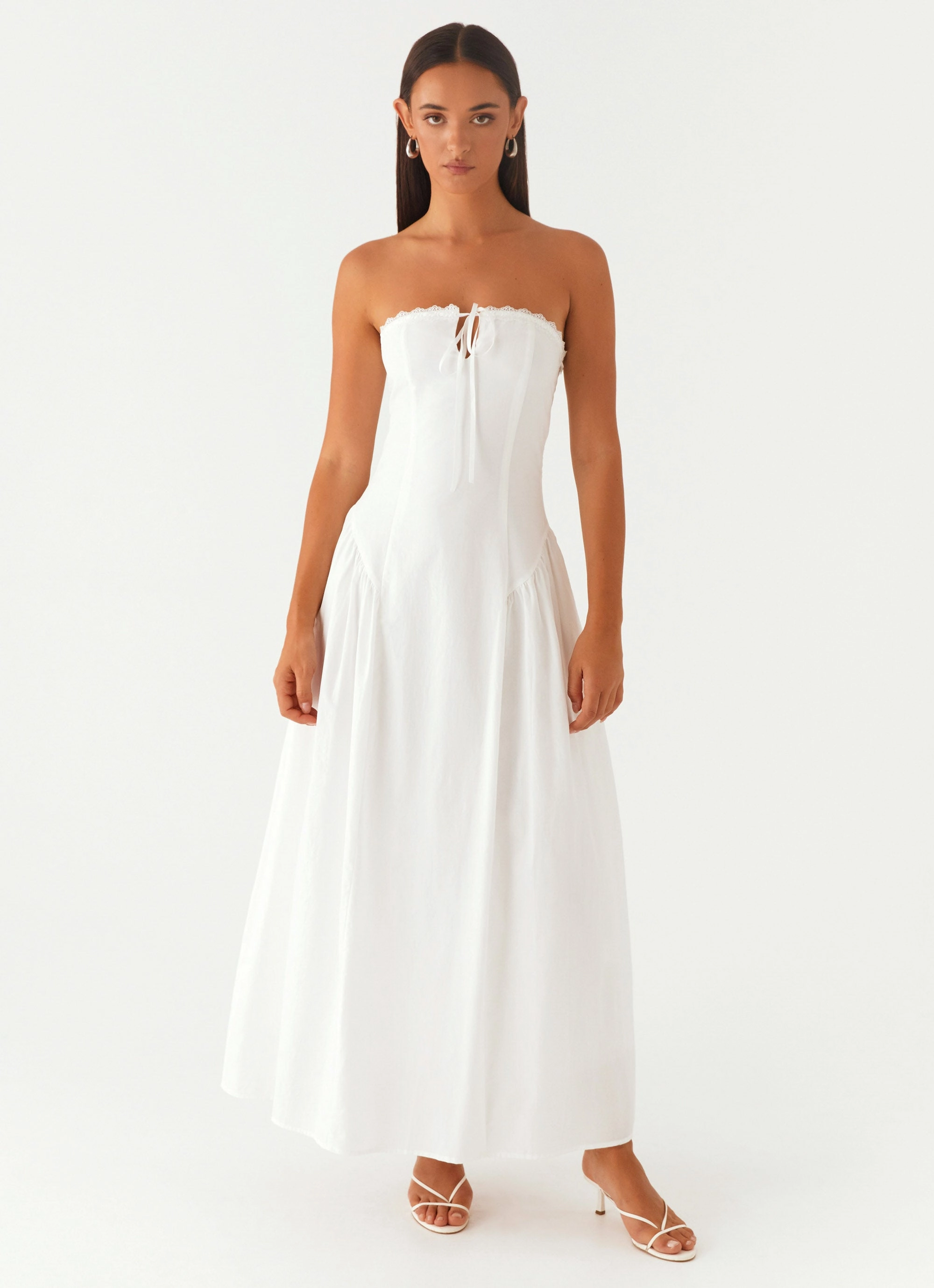 Fashionable Coat Wardrobe Essential Burleigh Maxi Dress - Ivory