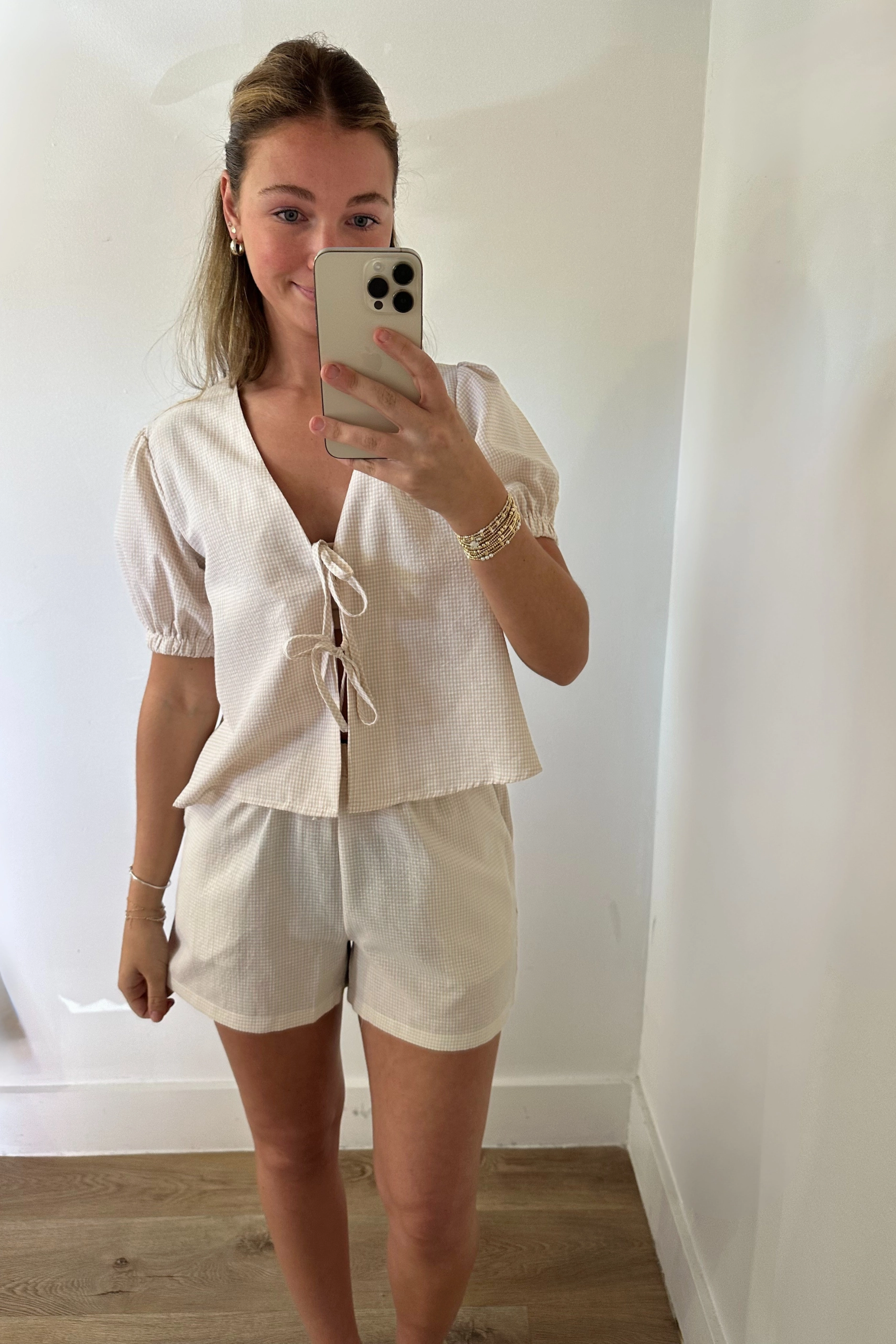 Tailored Fit Came for Love Seersucker Shorts