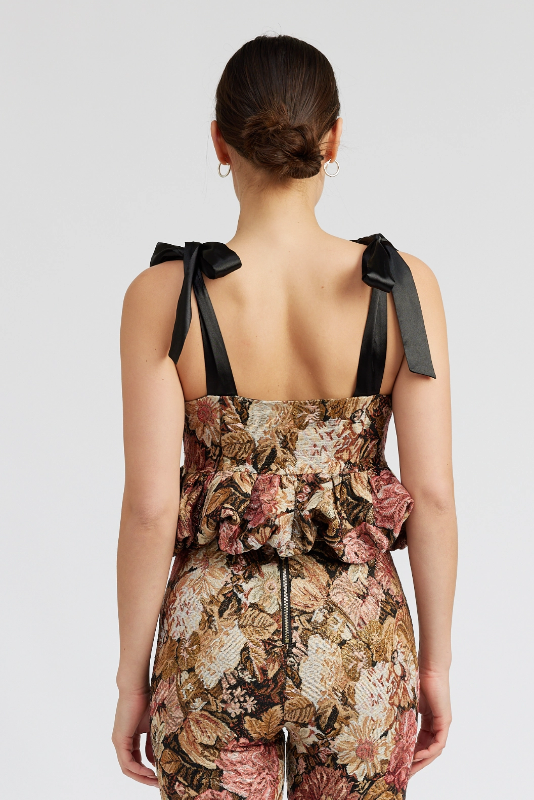 Four Way Stretch Smooth Interior Lining Carey Babydoll Top