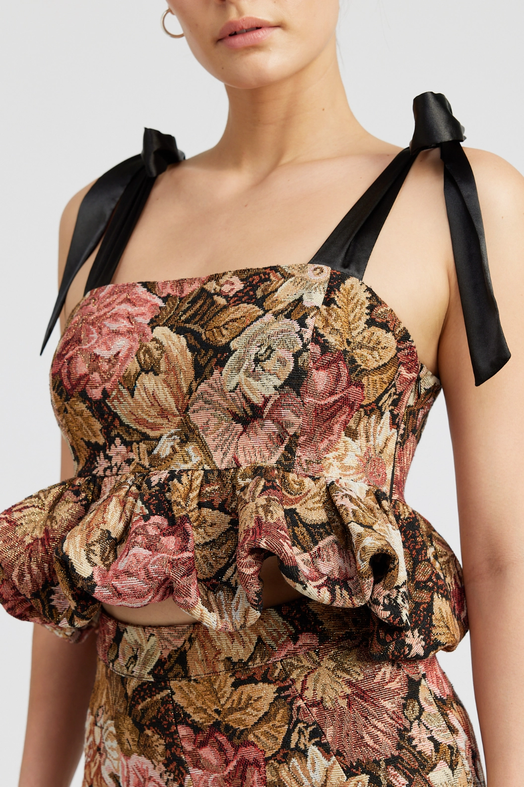 Carey Babydoll Top High Collar Option