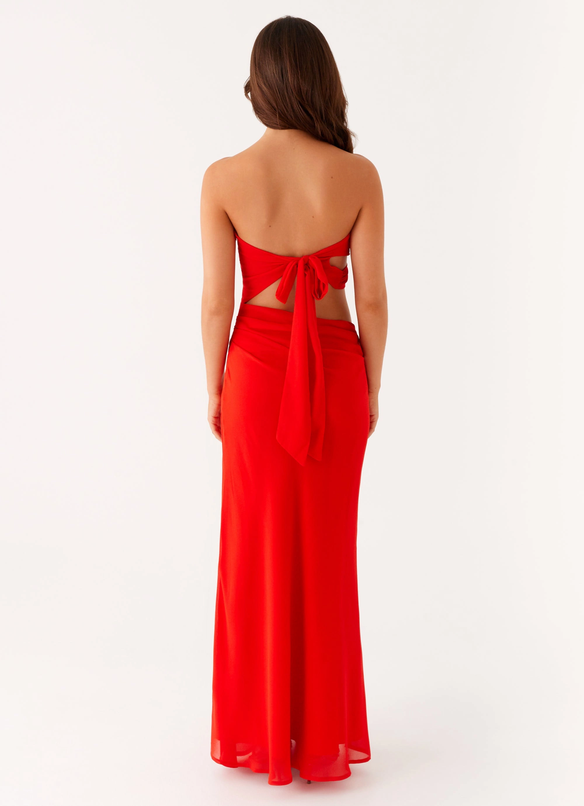 Carla Maxi Dress - Red Clean Grace