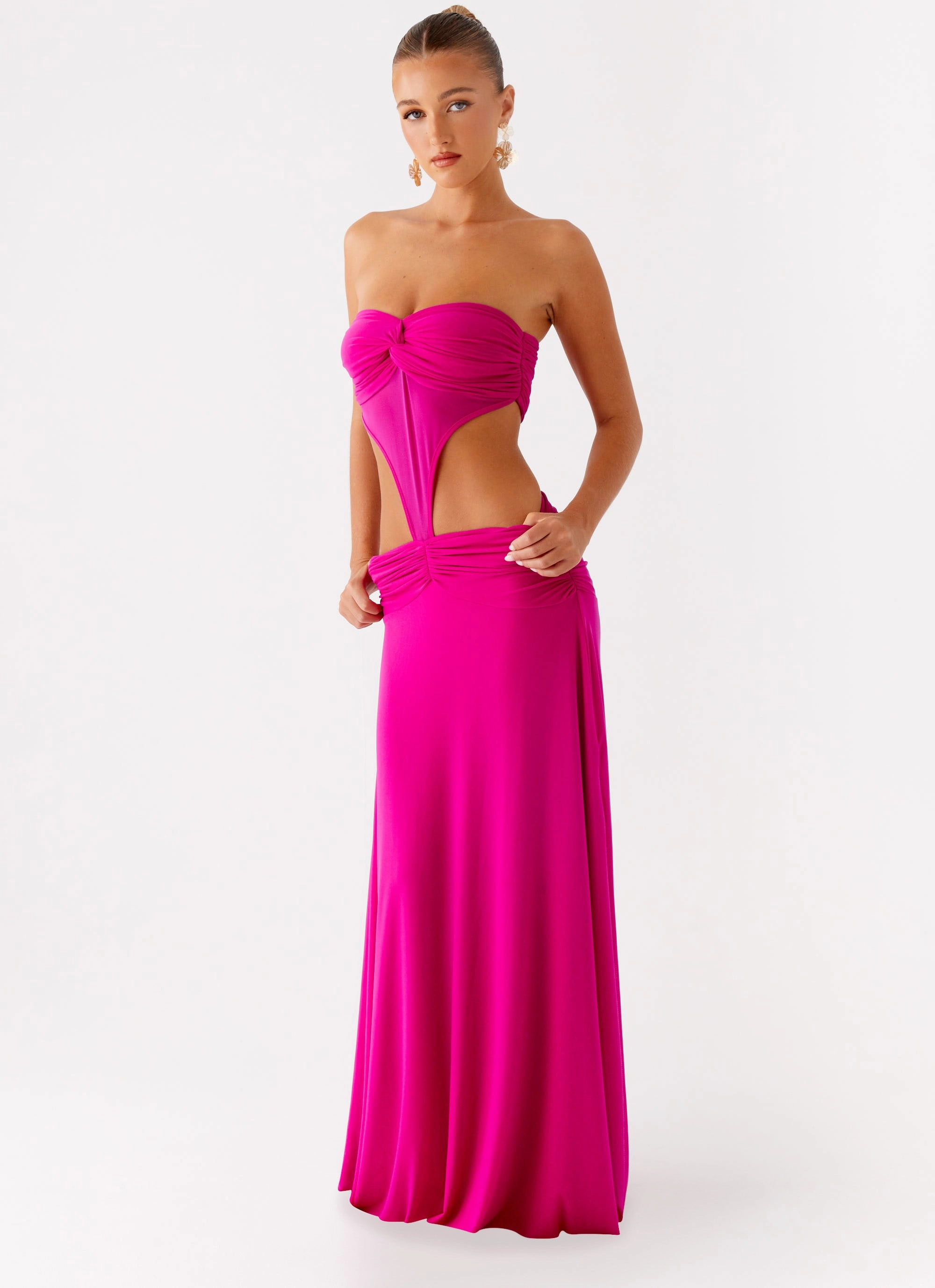 Carlene Maxi Dress - Fuchsia Fashion Essentials