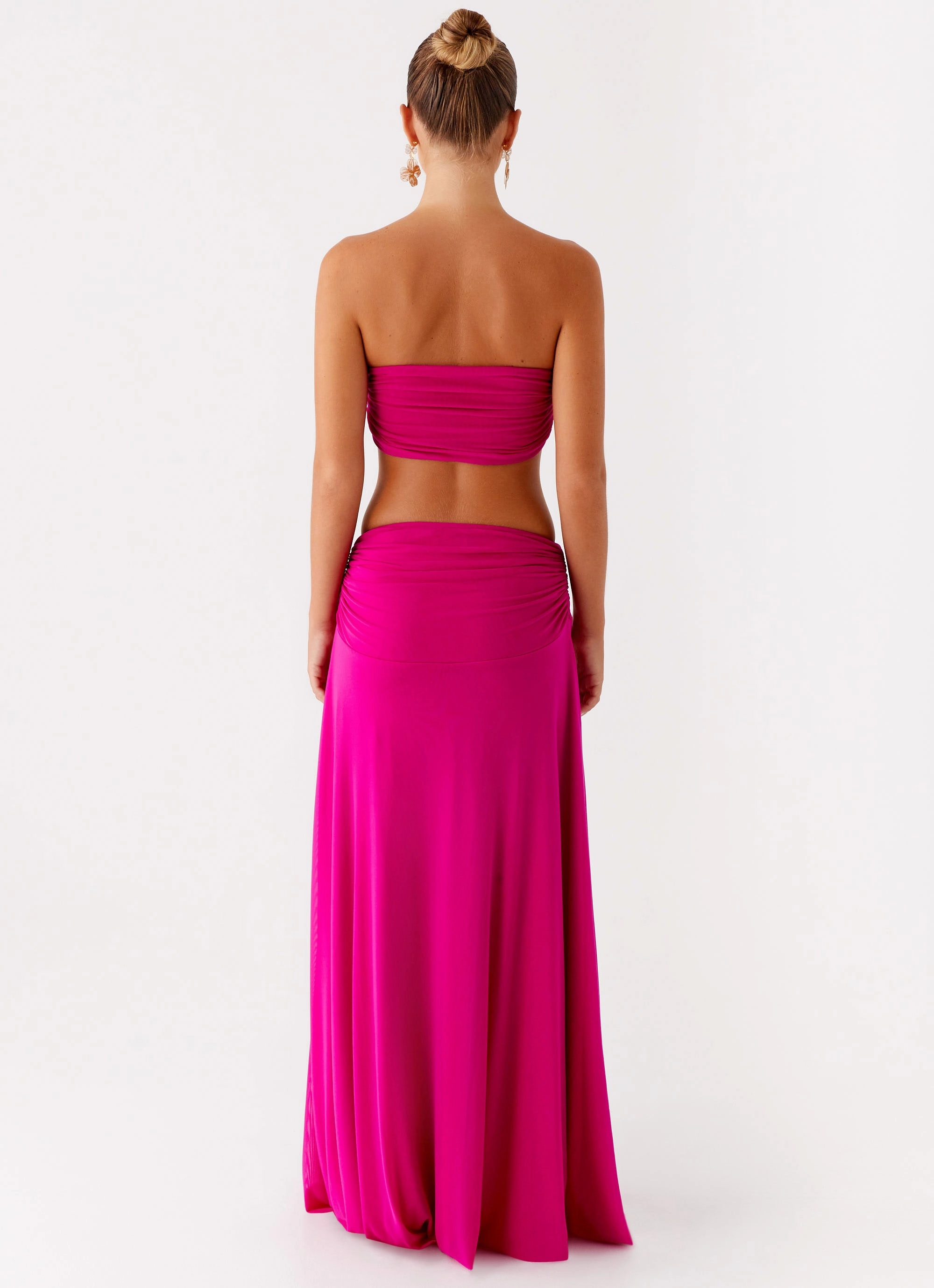 Carlene Maxi Dress - Fuchsia effortless grace Chic Comfort Look