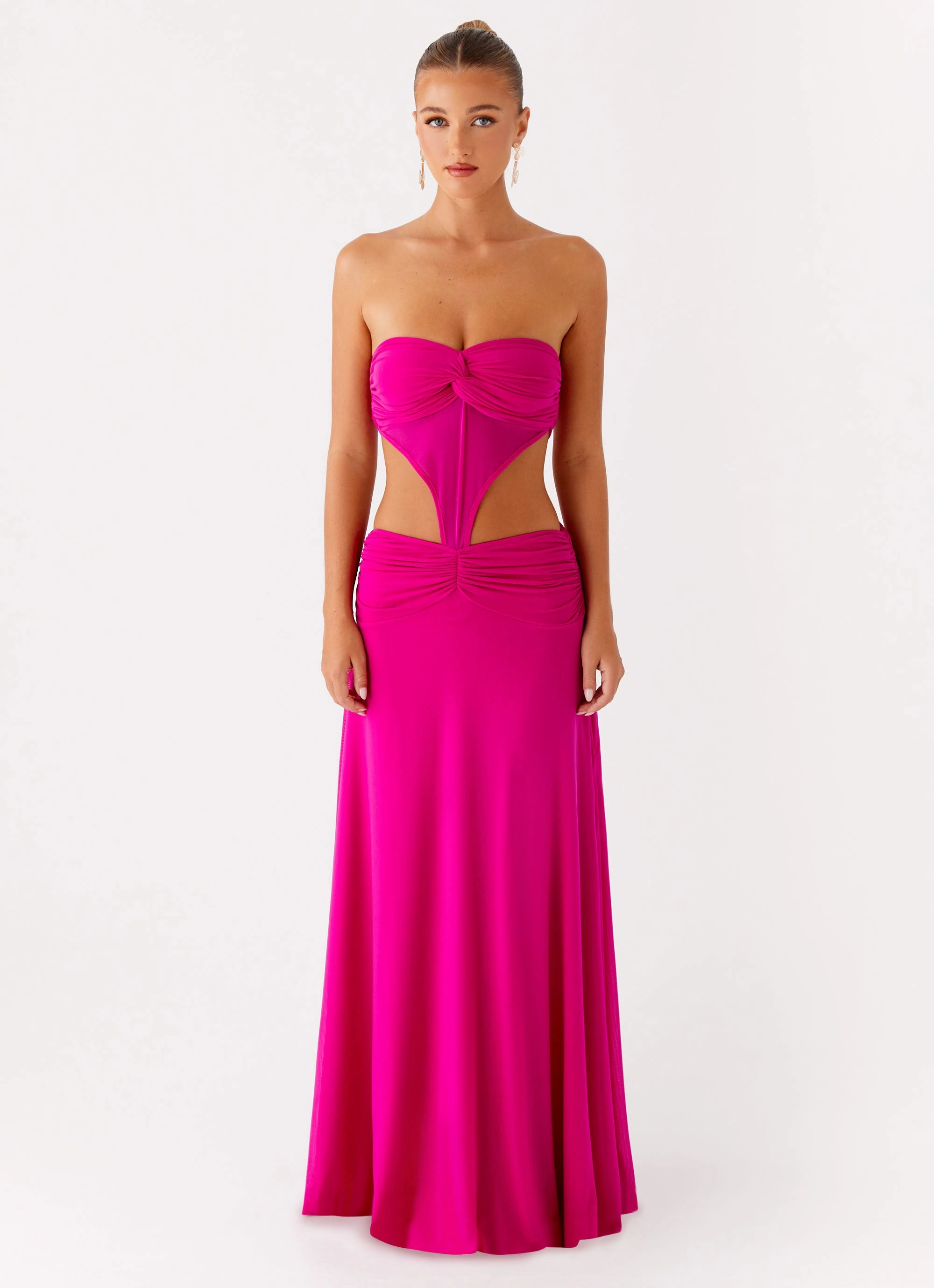 Carlene Maxi Dress - Fuchsia Mood Comfort