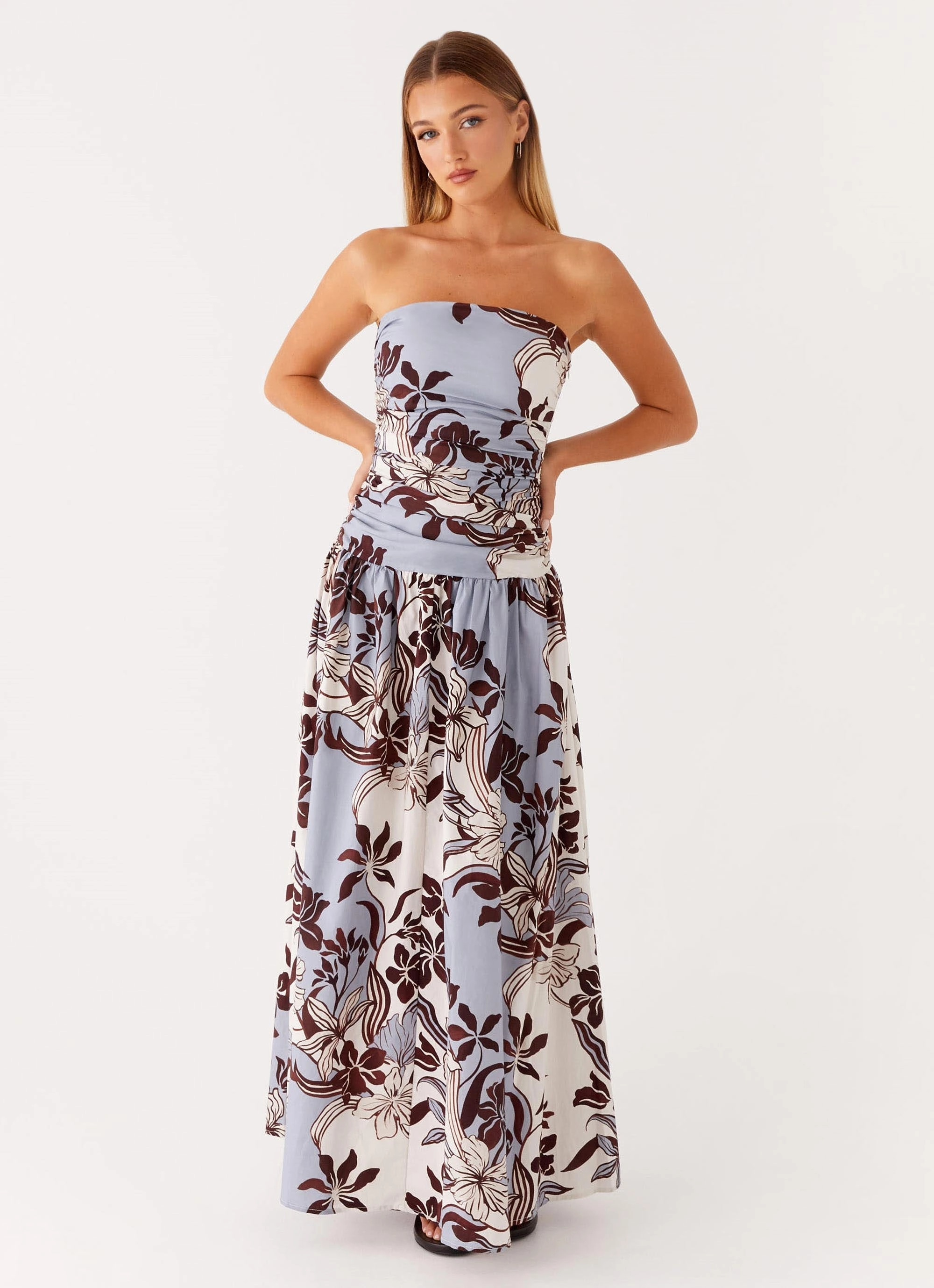 Carmel Maxi Dress - Bluewood Blossom Wedding guest