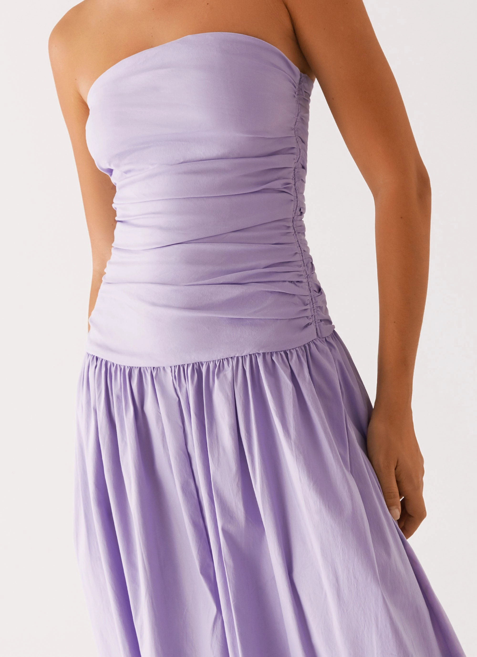 Warm Outerwear Carmel Maxi Dress - Lavender