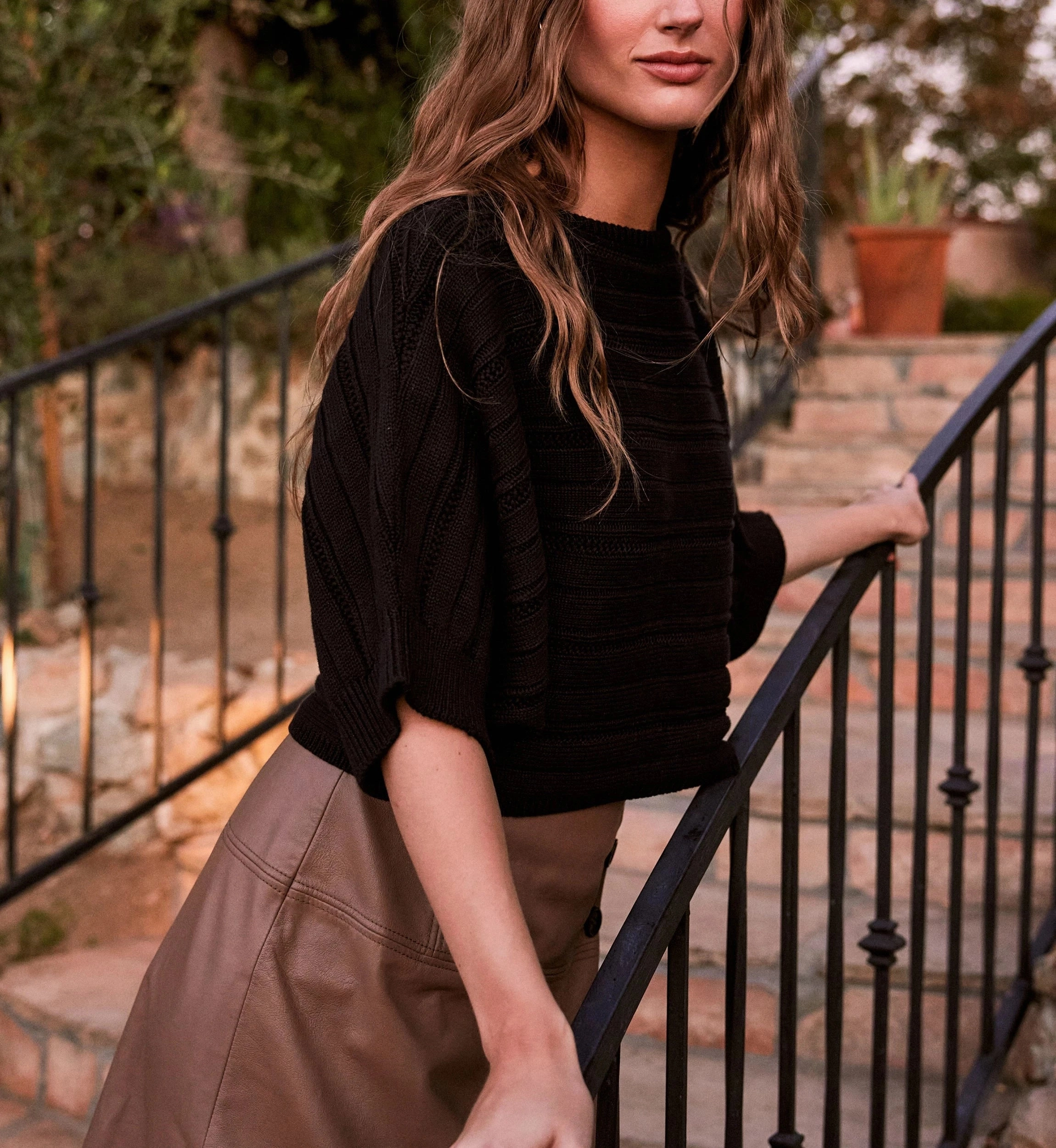 NoSlipSurface Caro Sweater | Black