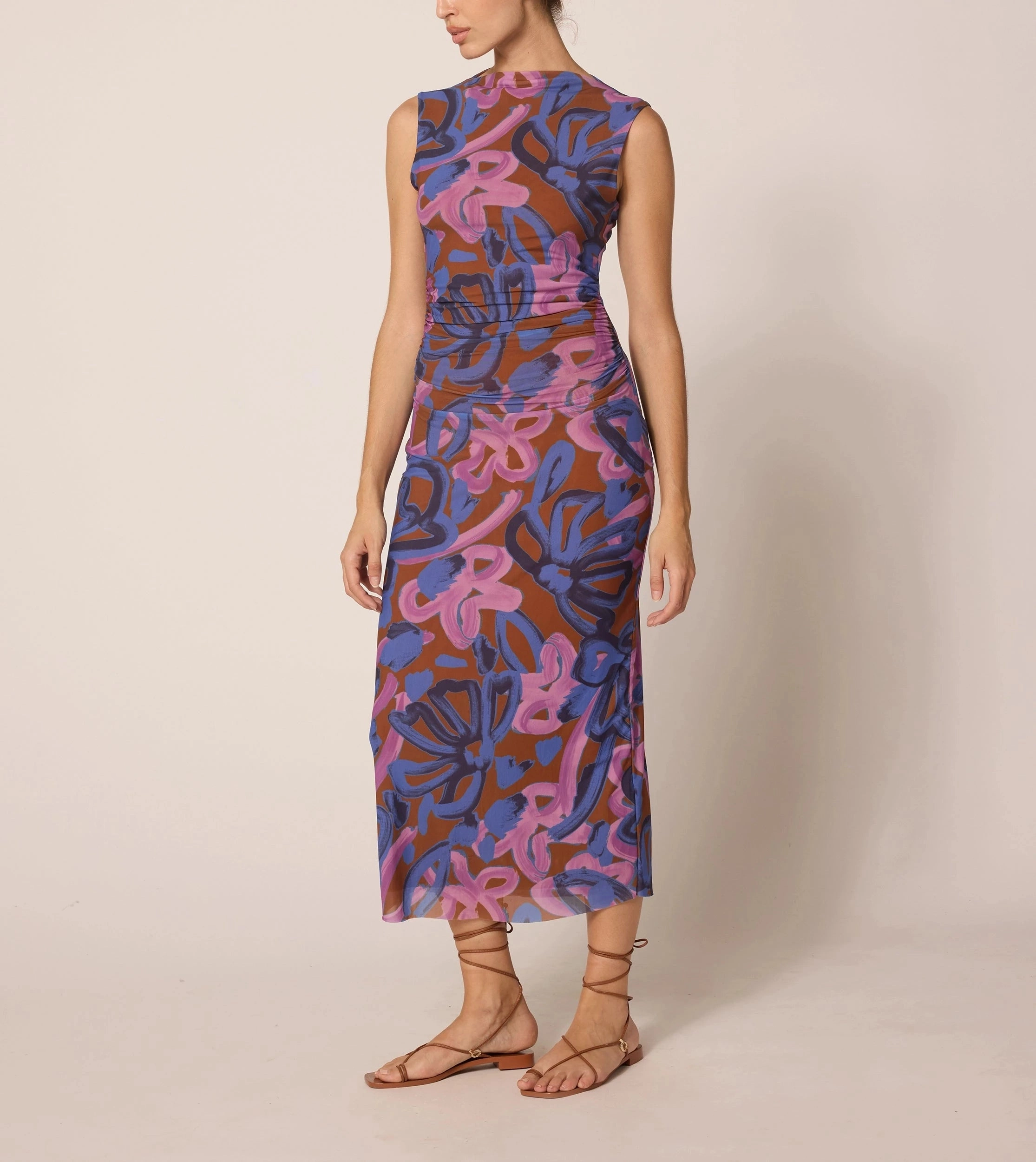 Fluid Cut Functional Comfort Carrie Midi Dress | Fresco