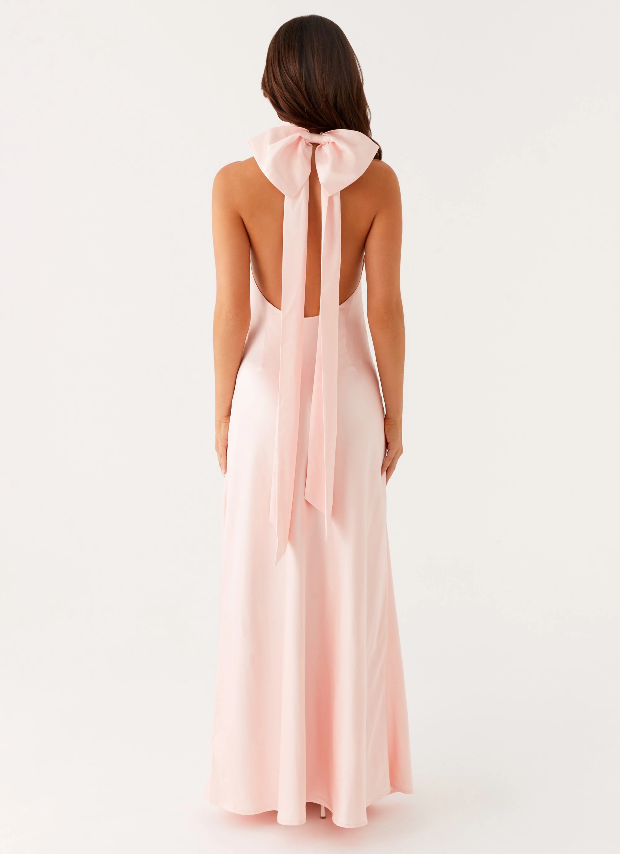 Winter Protection Siani Backless Maxi Dress - Pink
