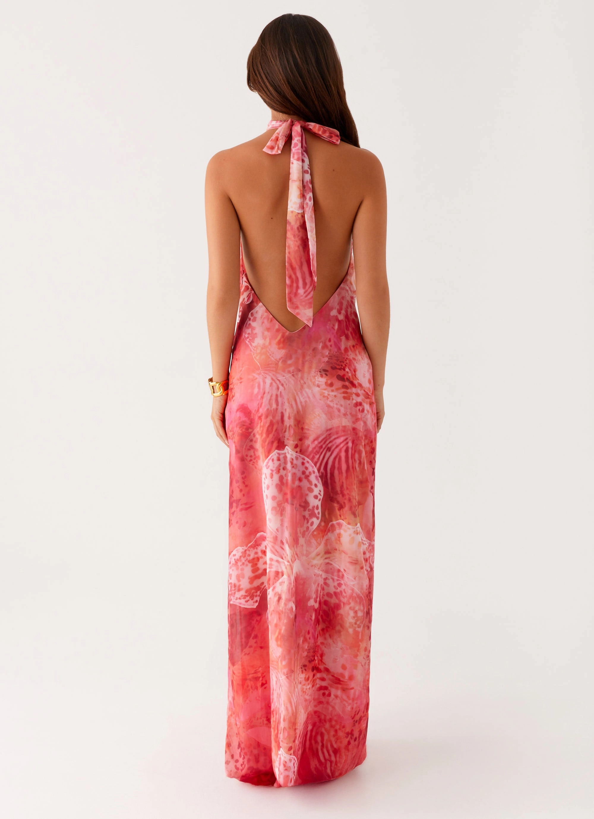 Padded Fashion Wear California Maxi Dress - Flamingo Fling