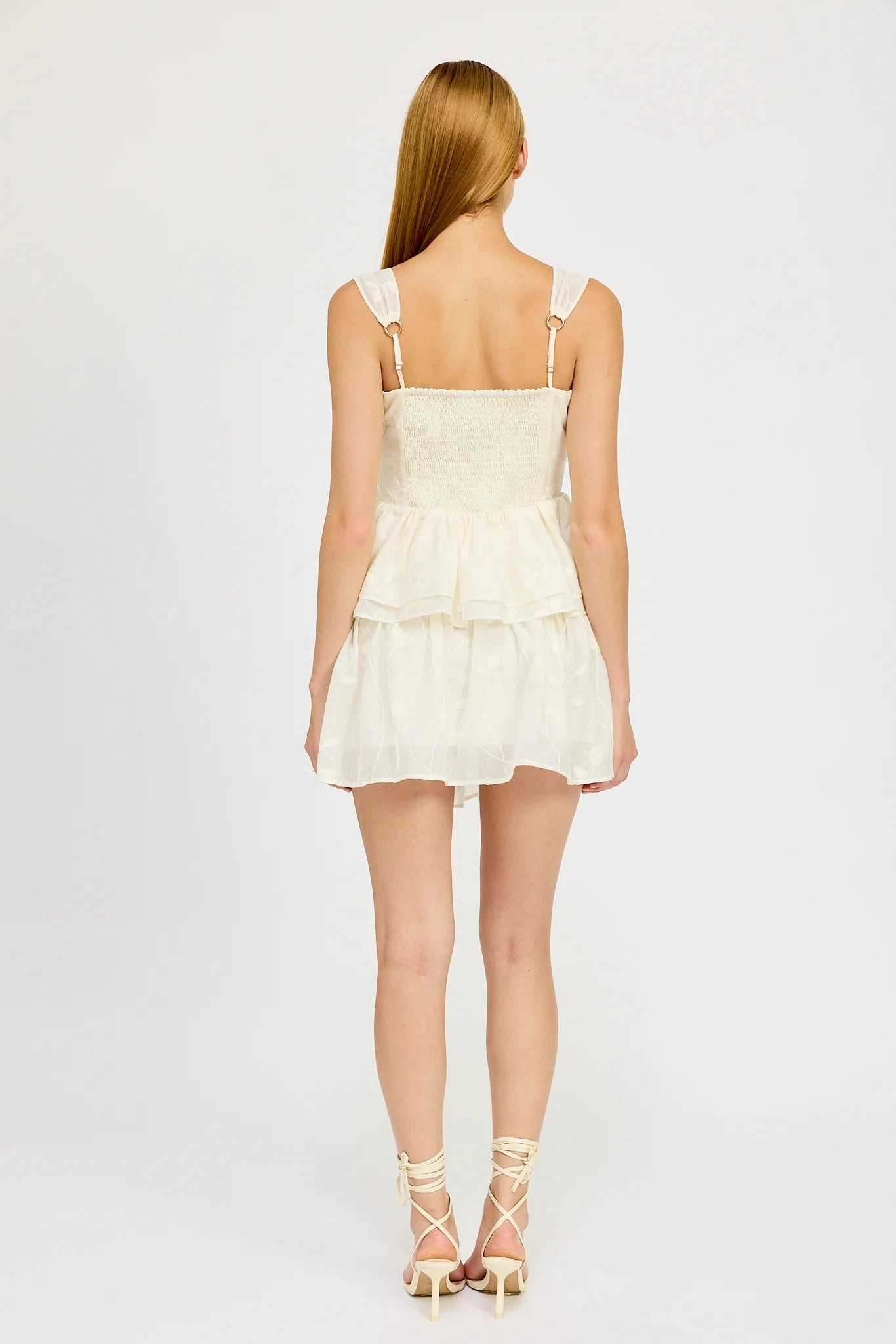 DurableReinforcedMaterial Trendy Fit Sadie Mini Skirt - Ivory