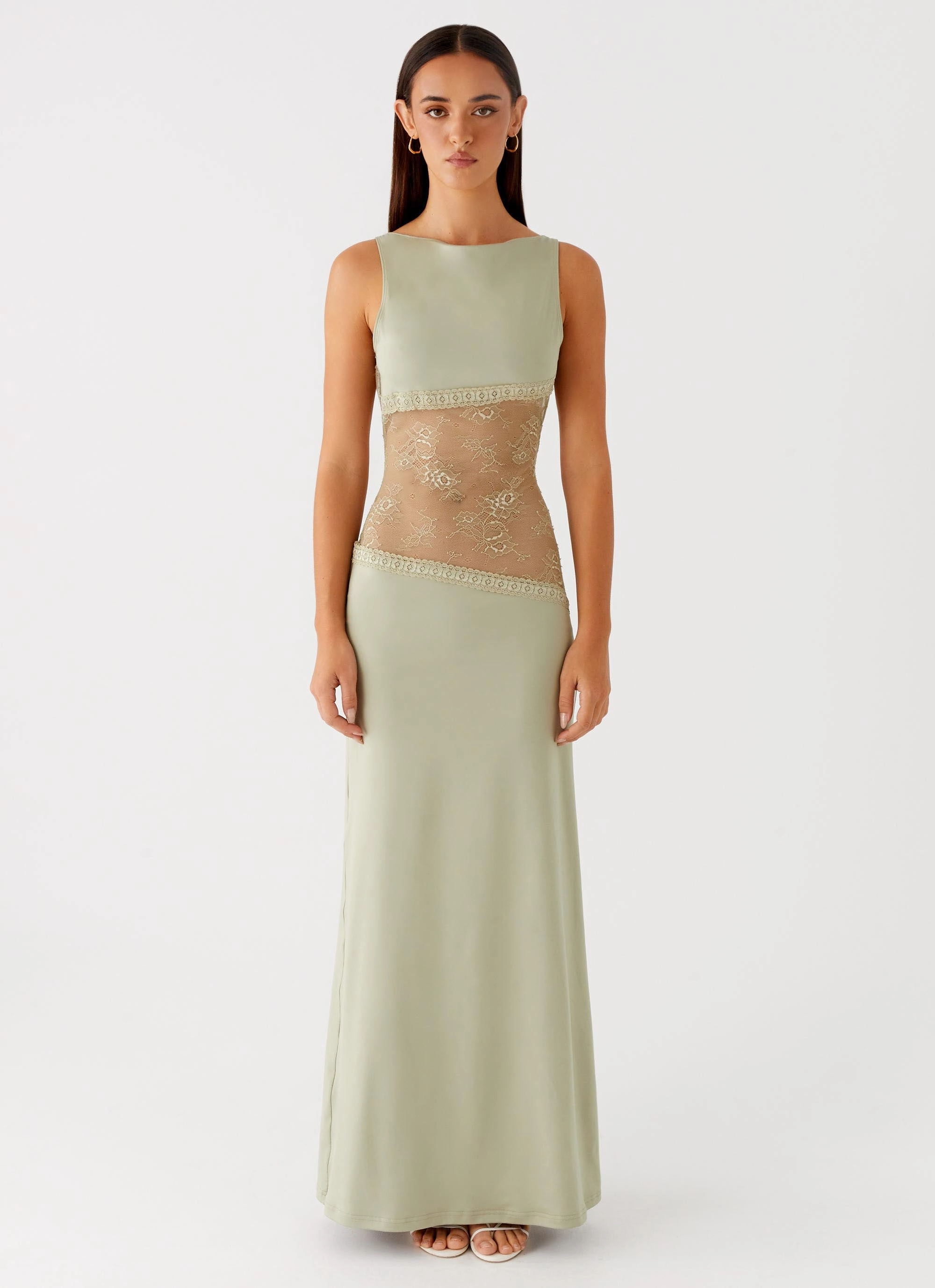 EasyCareMaterial Lucinda Maxi Dress - Sage