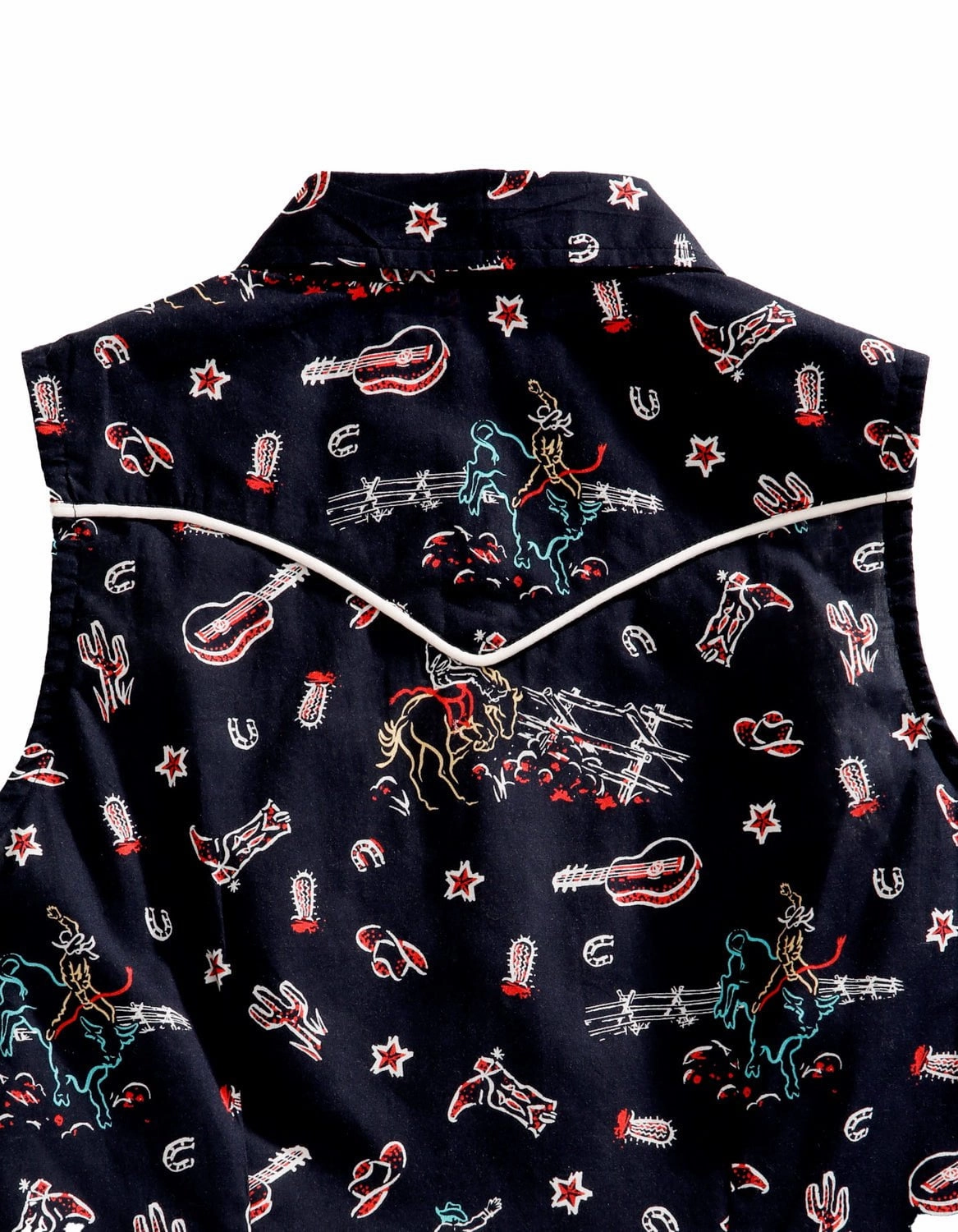 All-day Comfort Cruise Collection Tin Haul Womens About The West Black 100% Cotton S/L Shirt