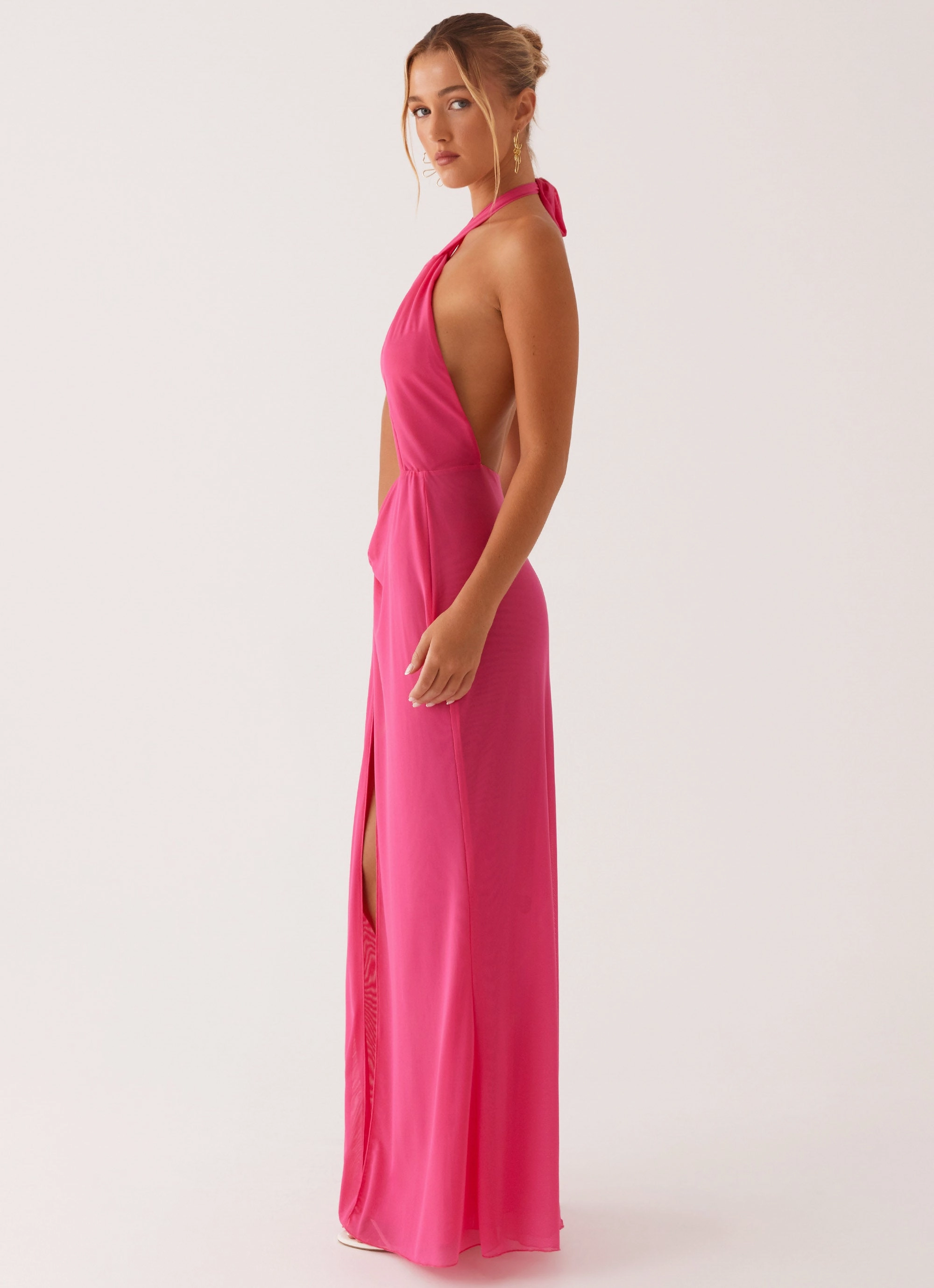 Smart Shape Soft Feel Centre Stage Maxi Dress - Pink