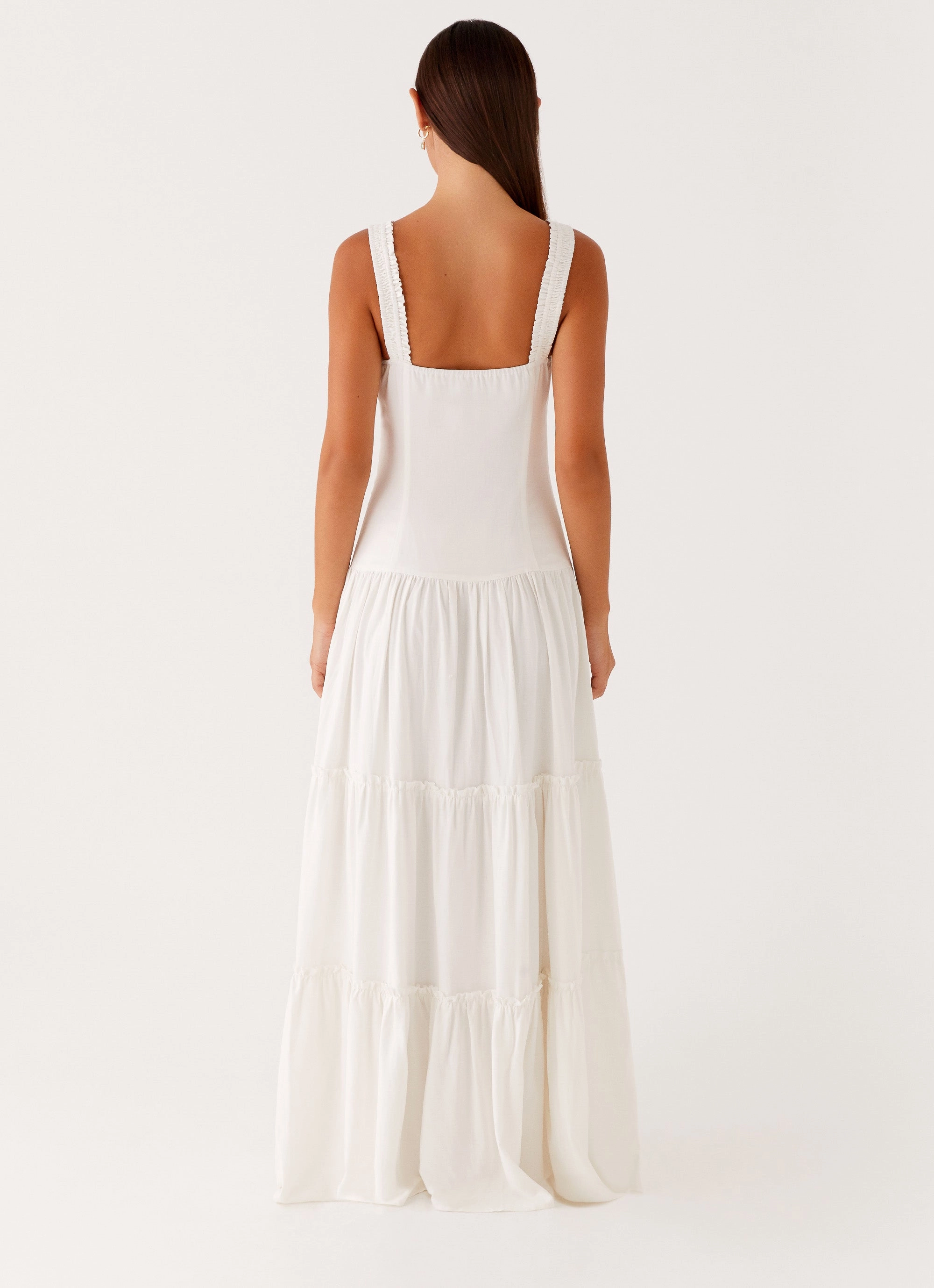 Esme Maxi Dress - White Cold Weather Outerwear