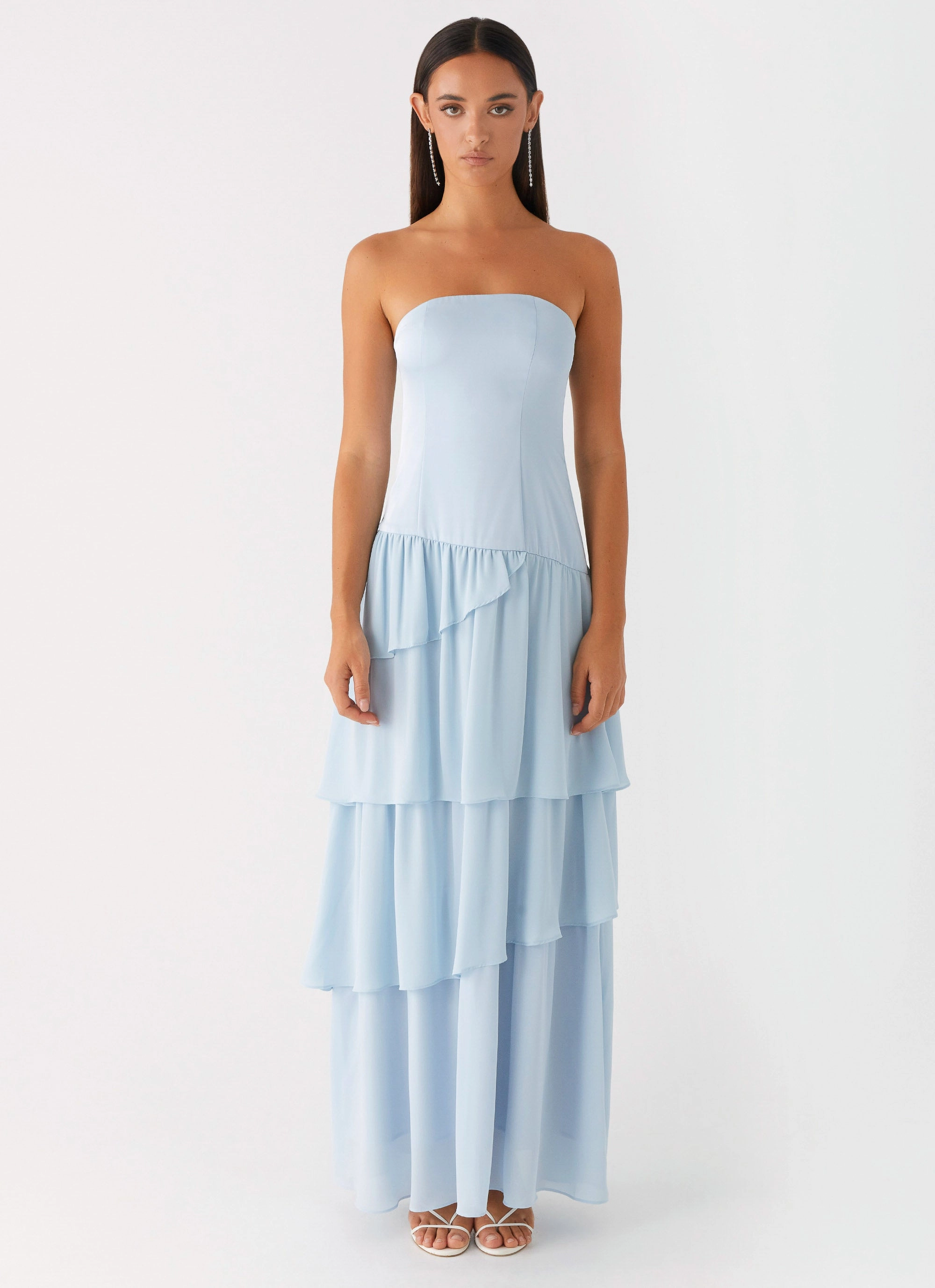 Warm and Fashionable Fashion Forward Our Story Maxi Dress - Pastel Blue