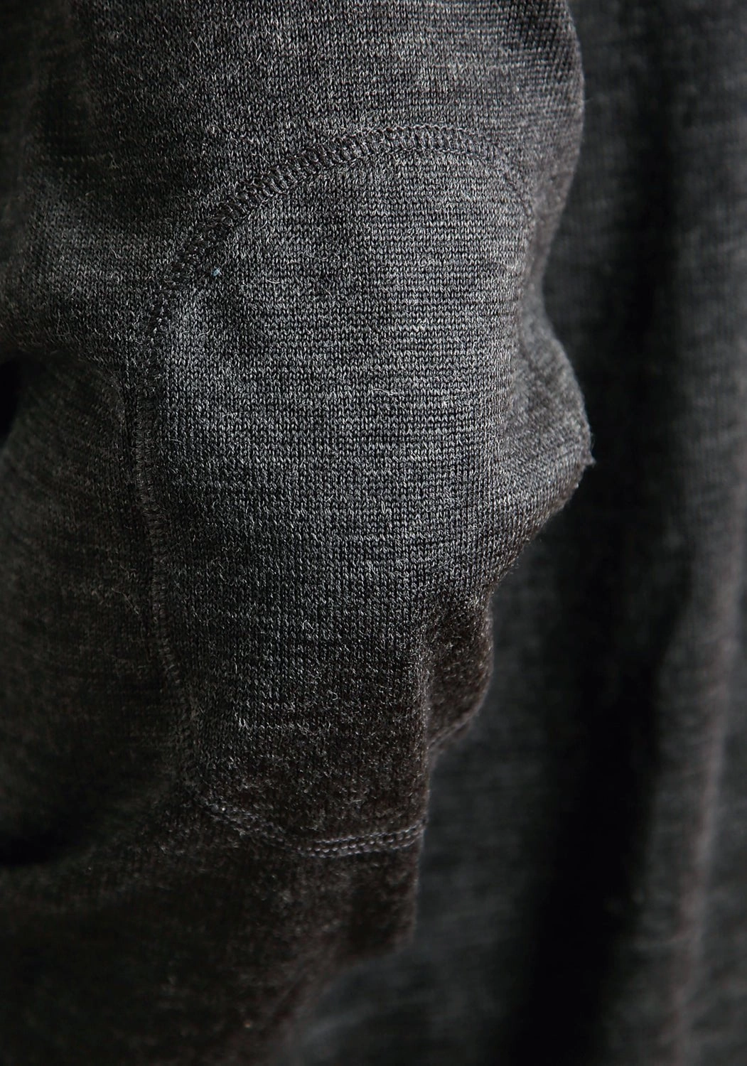 Stetson Mens Heathered Grey Wool Blend Zip Sweater Glossy Texture tall size