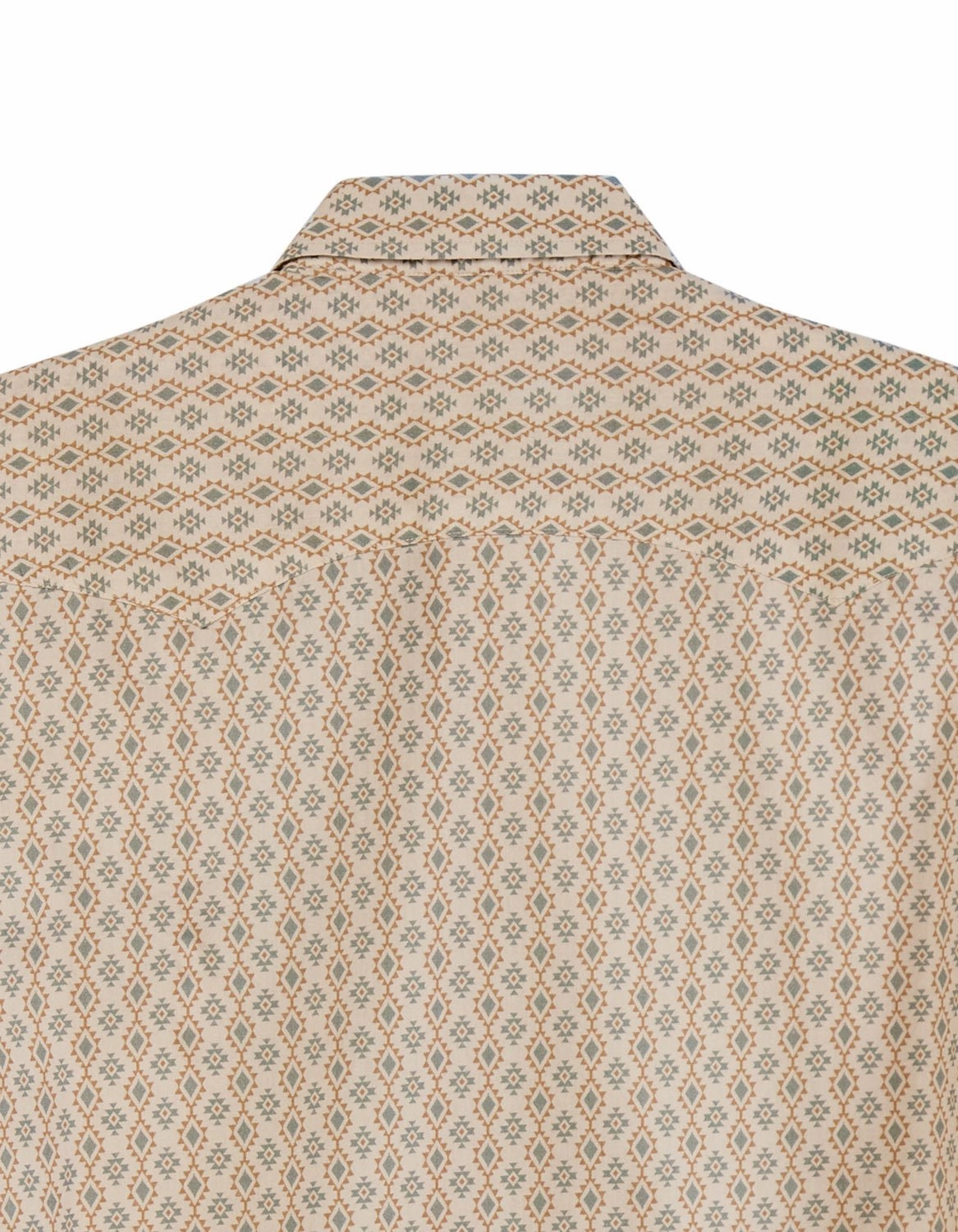 Tin Haul Mens Aztec Allover Print White 100% Cotton L/S Shirt Stretchable Fabric