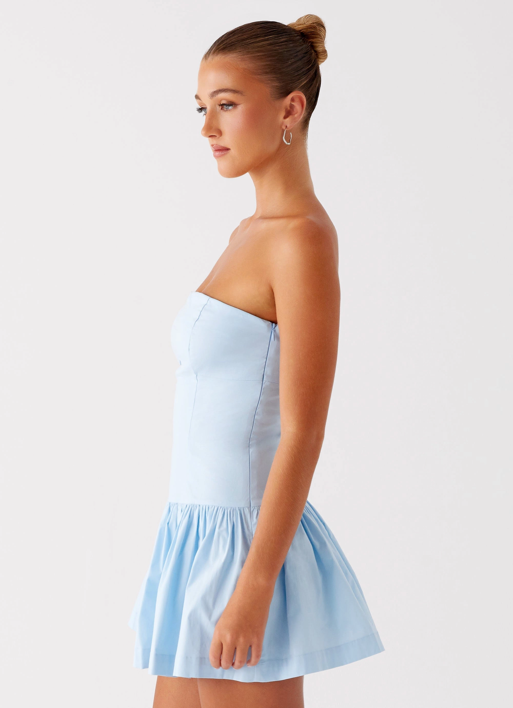 Practical work-to-play piece Perfectly Tailored Riviera Mini Dress - Blue