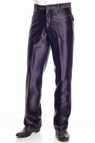 Breathable Stretch Snag Free Fabric Circle S Mens Black 100% Polyester Swedish Knit Snap Ranch Dress Pant