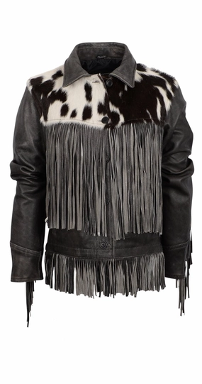 Transitional City Fit Functional Pockets Style STS Ranchwear Womens Frontier Blackstone/Cowhide Leather Leather Jacket