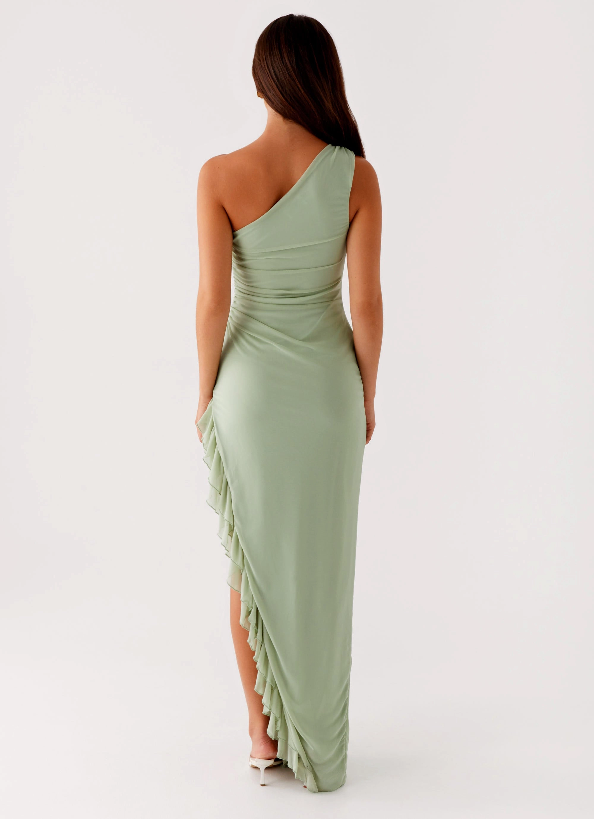 Clarence Maxi Dress - Sage Fashion Forward Outerwear