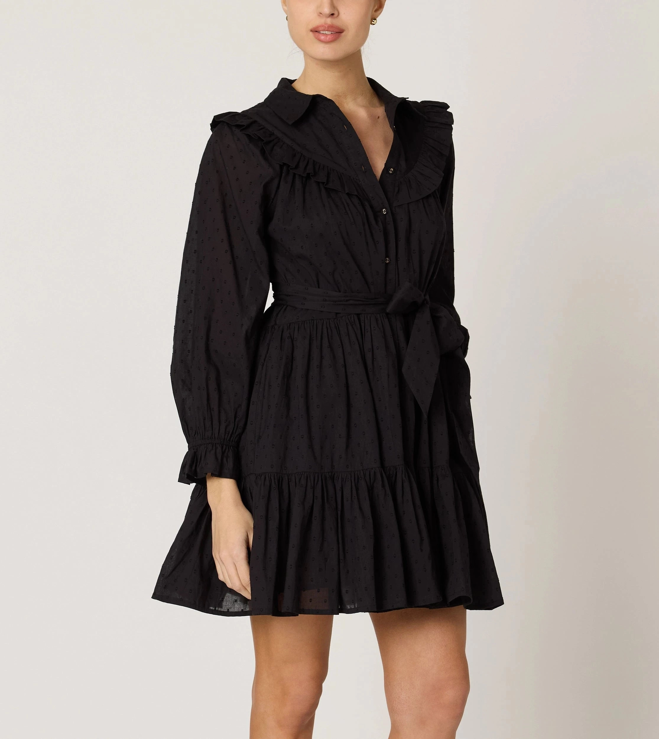 Lotte Mini Dress | Black Daily Wear