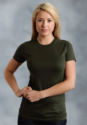 All-Season Wear Ouray Womens Light Green 100% Cotton USA S/S Heather T-Shirt