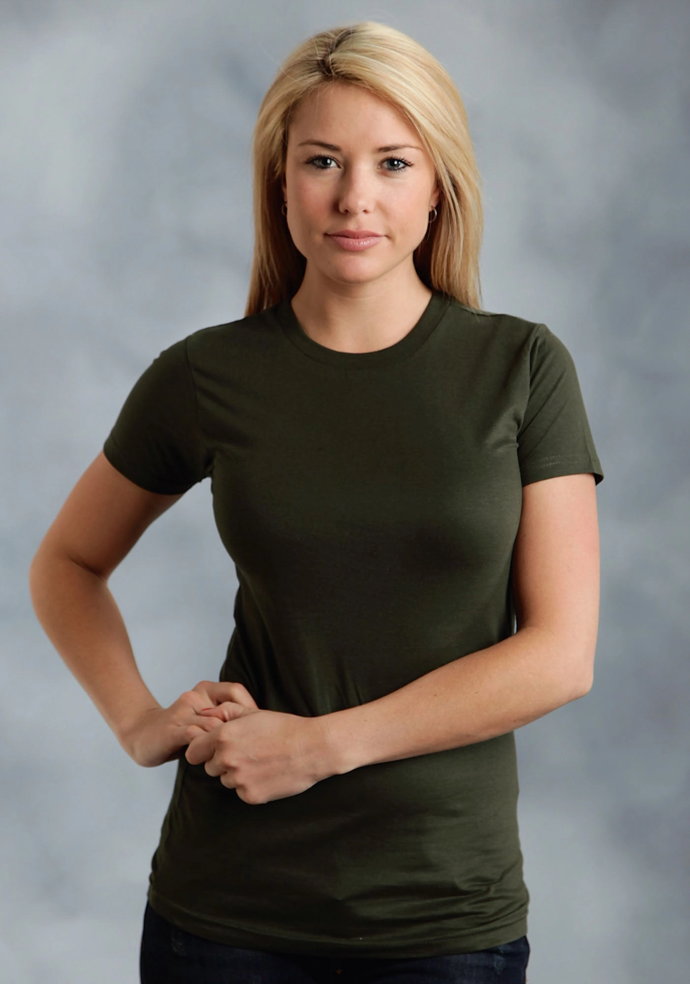 Moisture Wicking Material Day-To-Night Wear Ouray Womens Light Green 100% Cotton USA S/S Heather T-Shirt