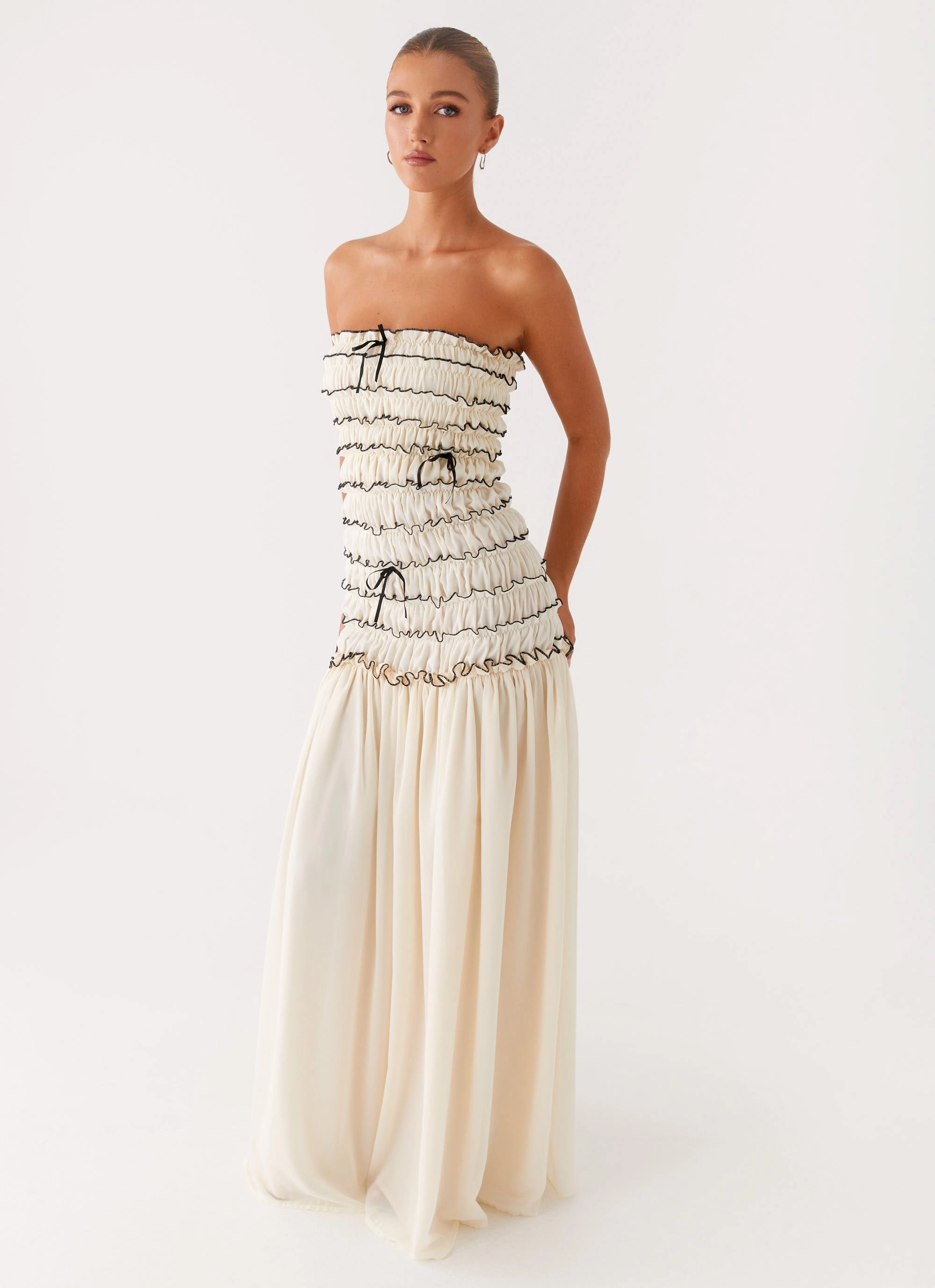 Modern Style Zariah Maxi Dress - Ivory