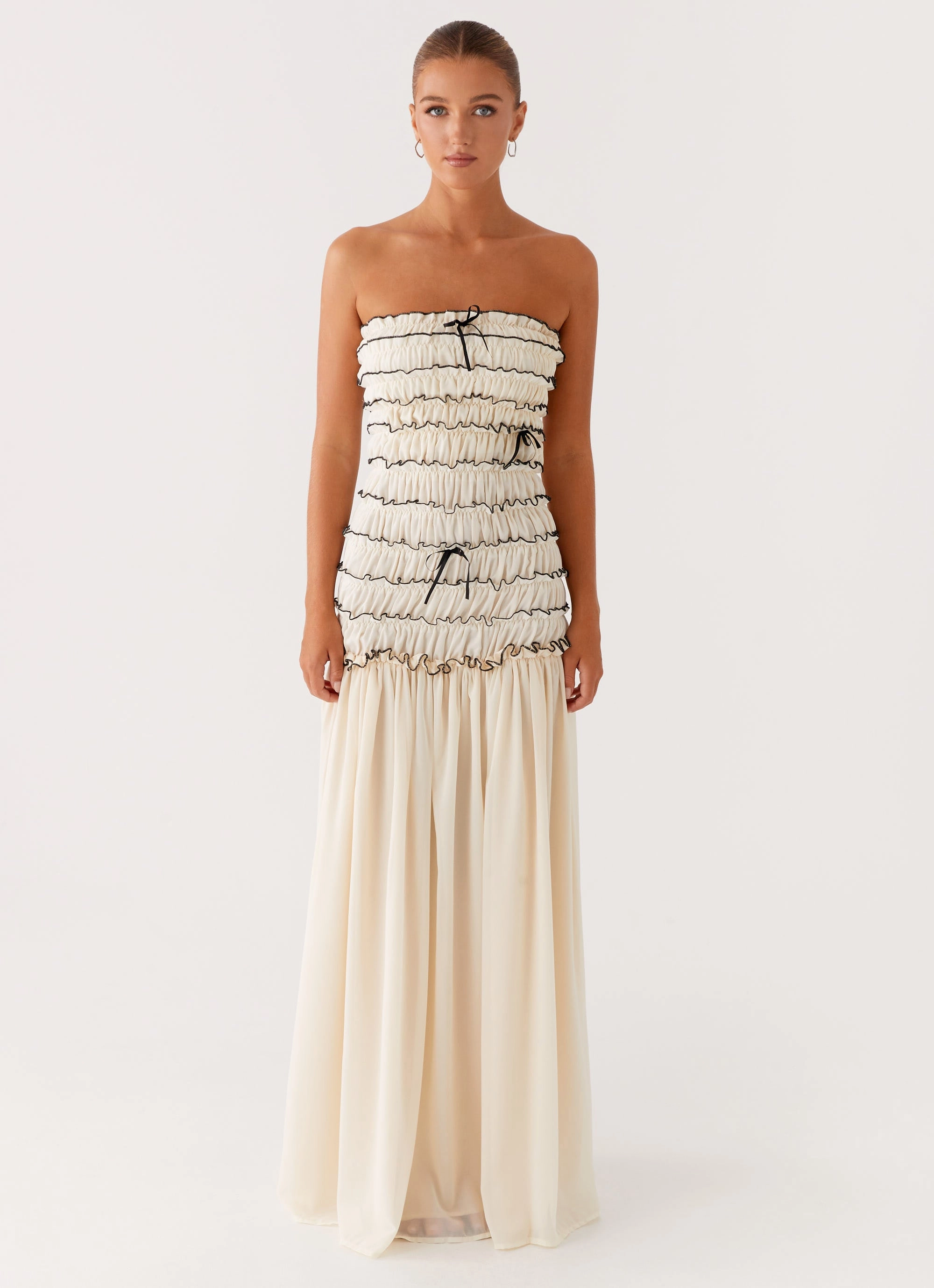 Zariah Maxi Dress - Ivory TaglessDesign