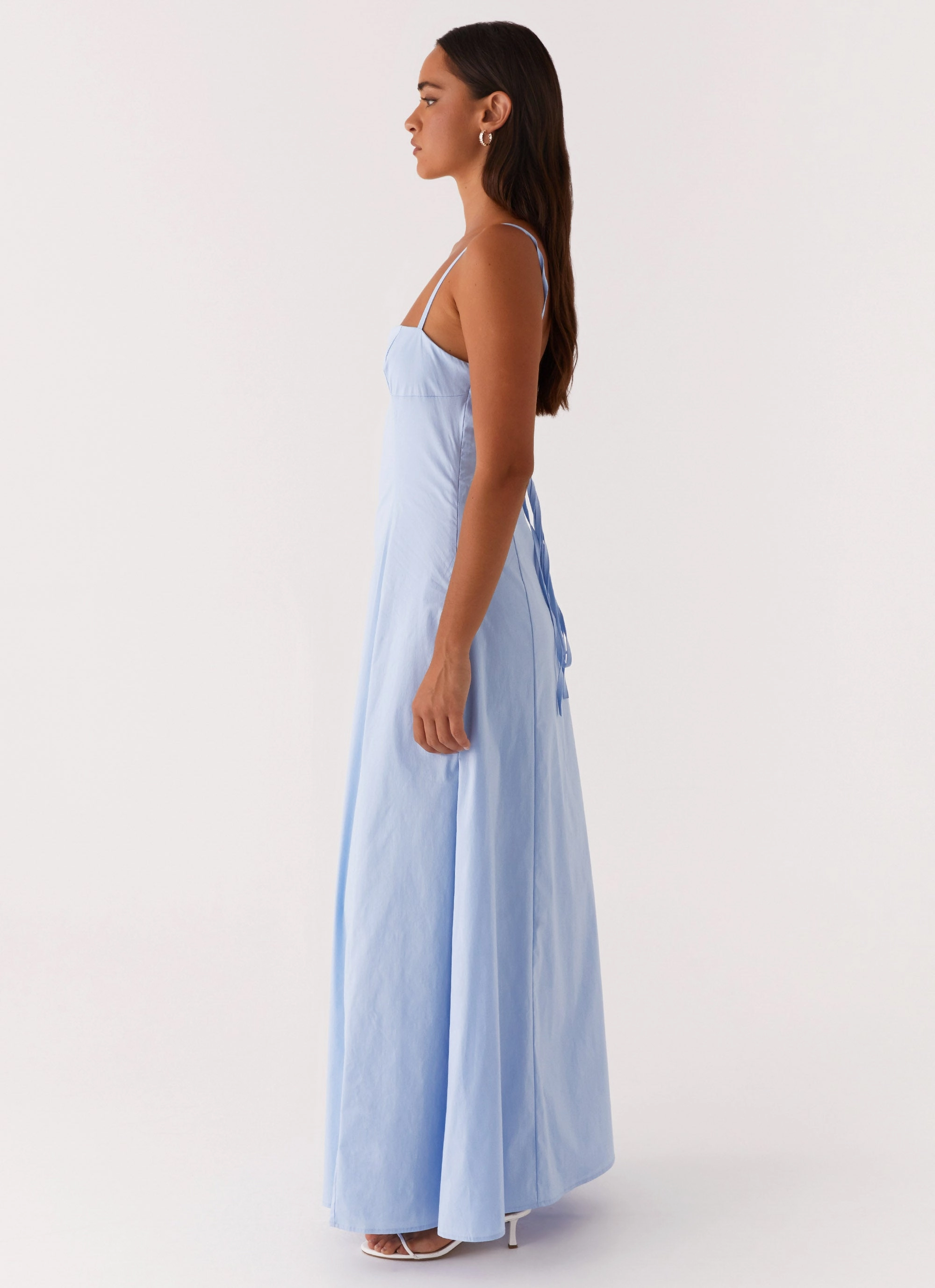 Clear As Day Maxi Dress - Blue Weekend Casual