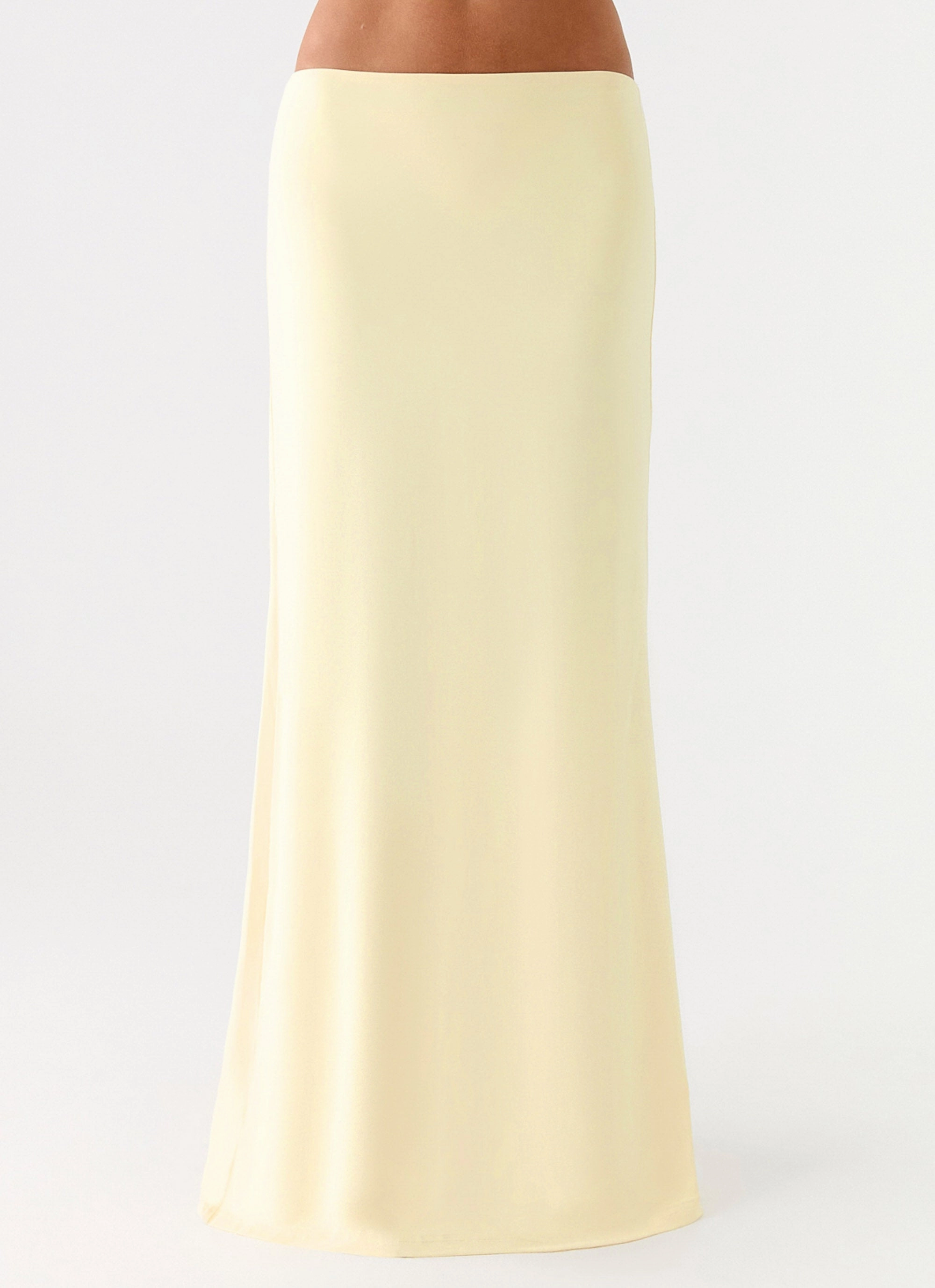 Ashi Maxi Skirt - Yellow High Rise Contemporary Mood
