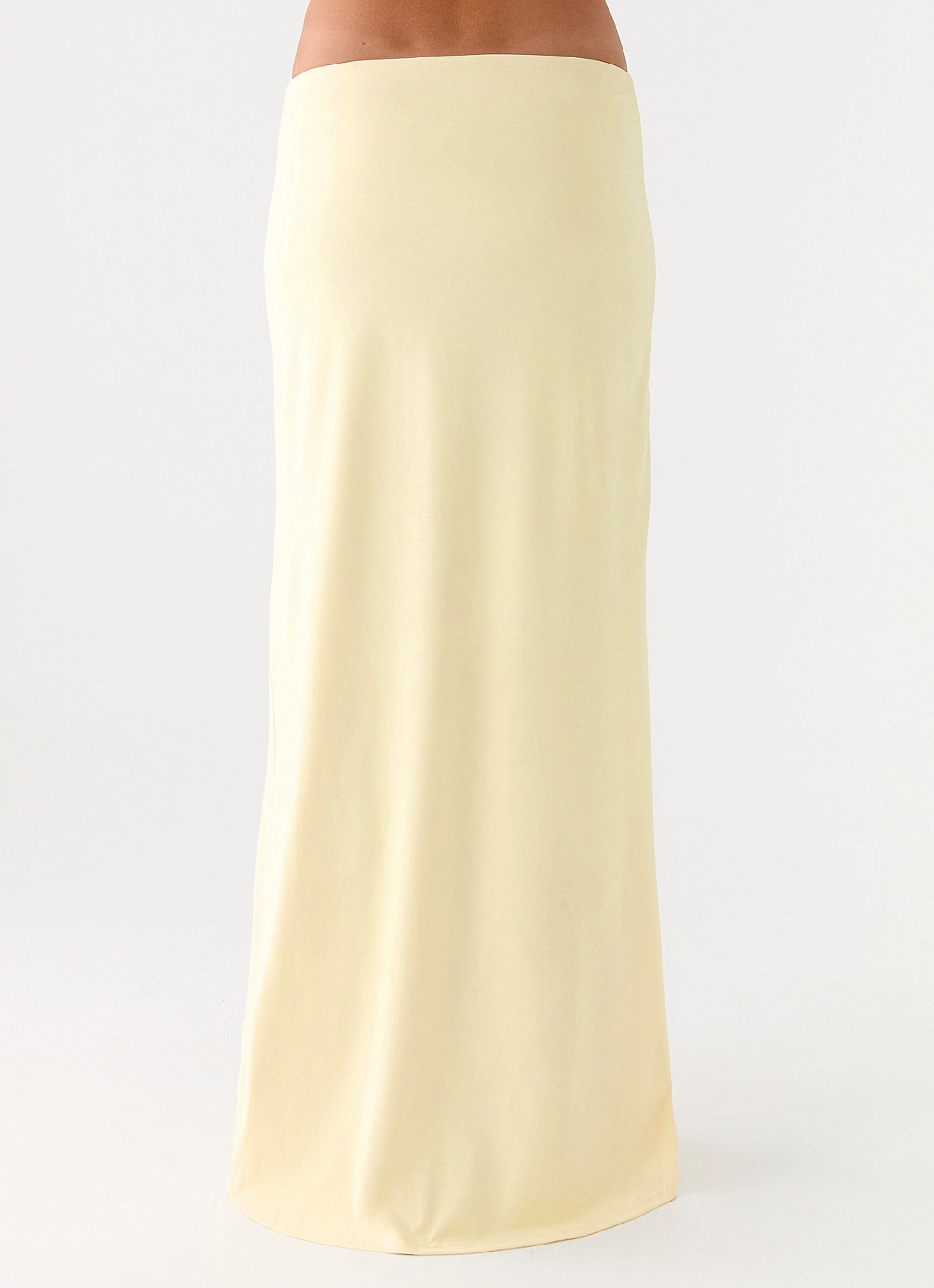 Recycled Material Built In Shorts Ashi Maxi Skirt - Yellow