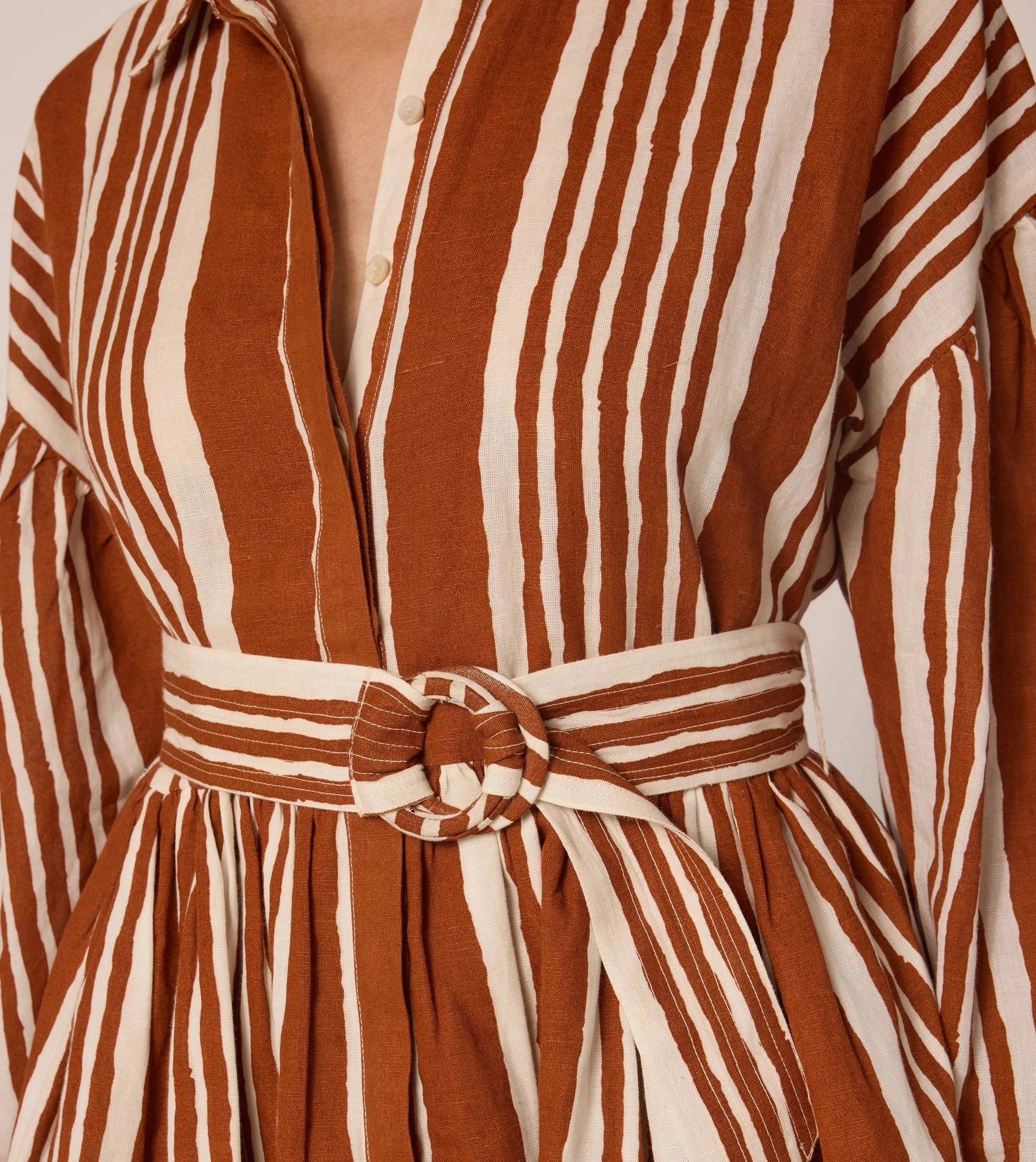 Tiana Mini Dress | Vecchio Stripe EcoFriendlyDye Bow Soft