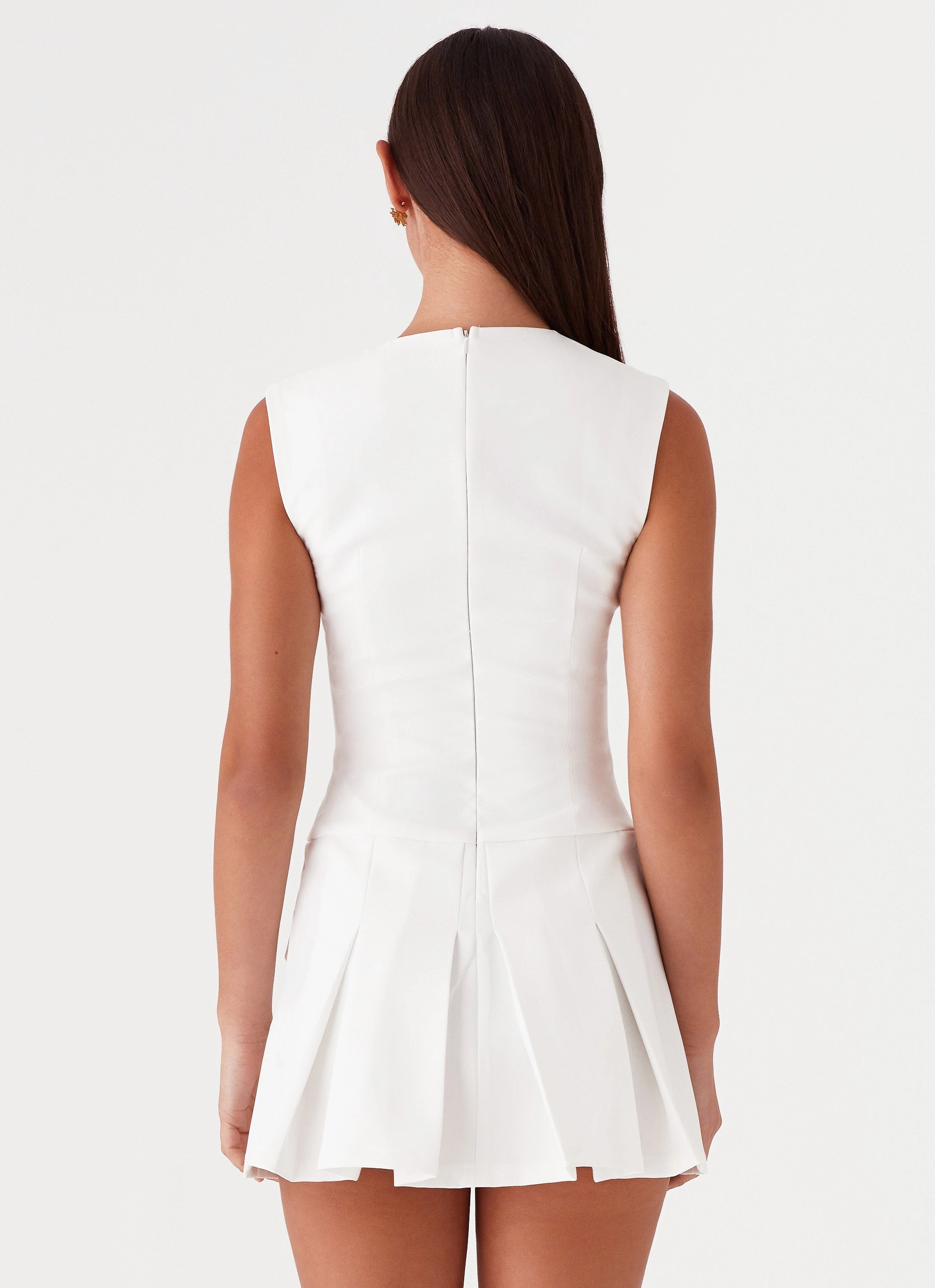 Profile Enhancer Cassia Mini Dress - White