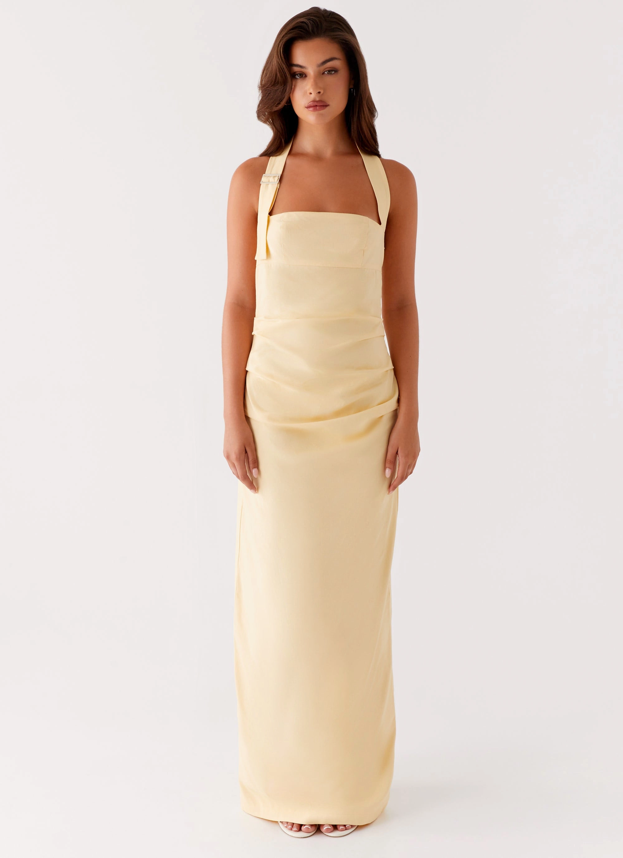 Rumour Has it Maxi Dress - Yellow Smooth Flow Morning Glow