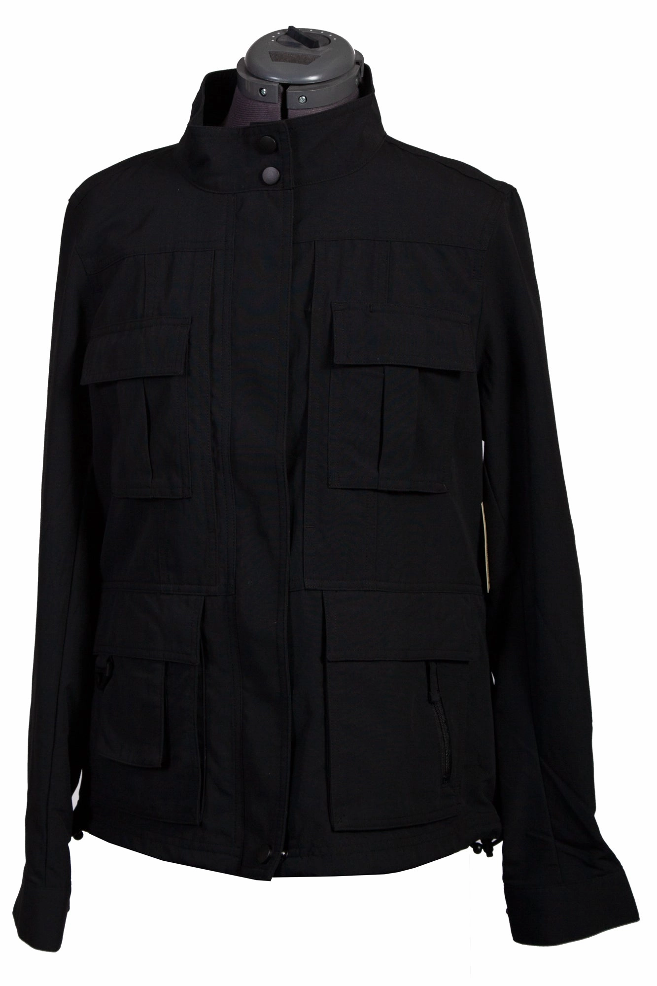 Ventilation Panels Scully Womens Black Nylon Multi-Pocket Jacket