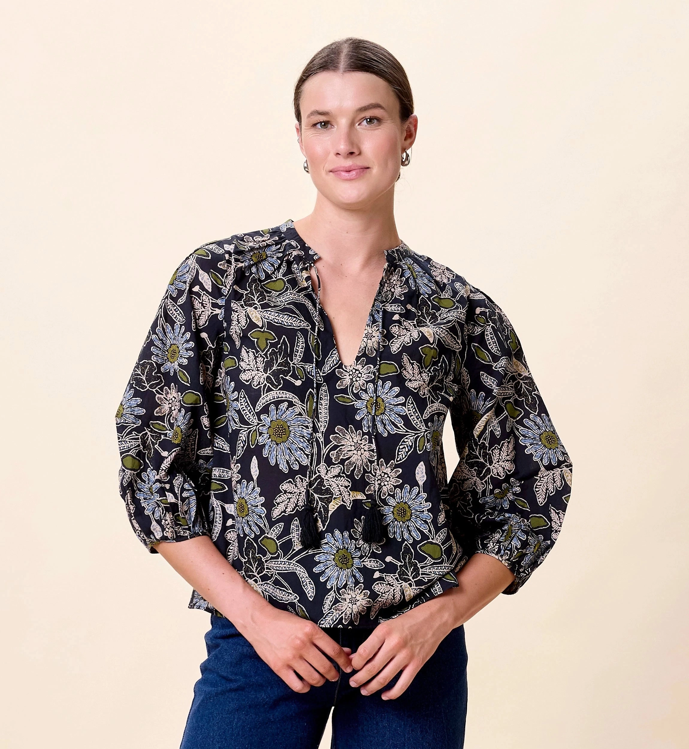 Anti Microbial Lining Belle Blouse | Dark Magnolia