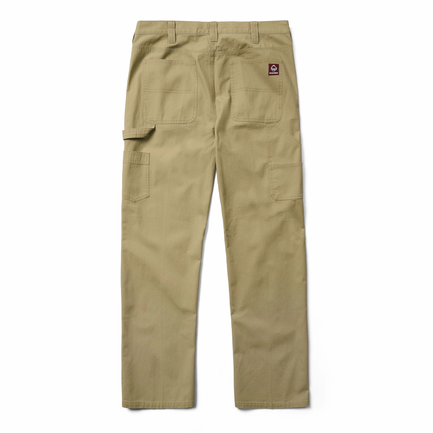 Wolverine Mens Khaki 100% Cotton Eaton Ripstop Carpenter Pant Comfort and style QuickReleaseBuckle