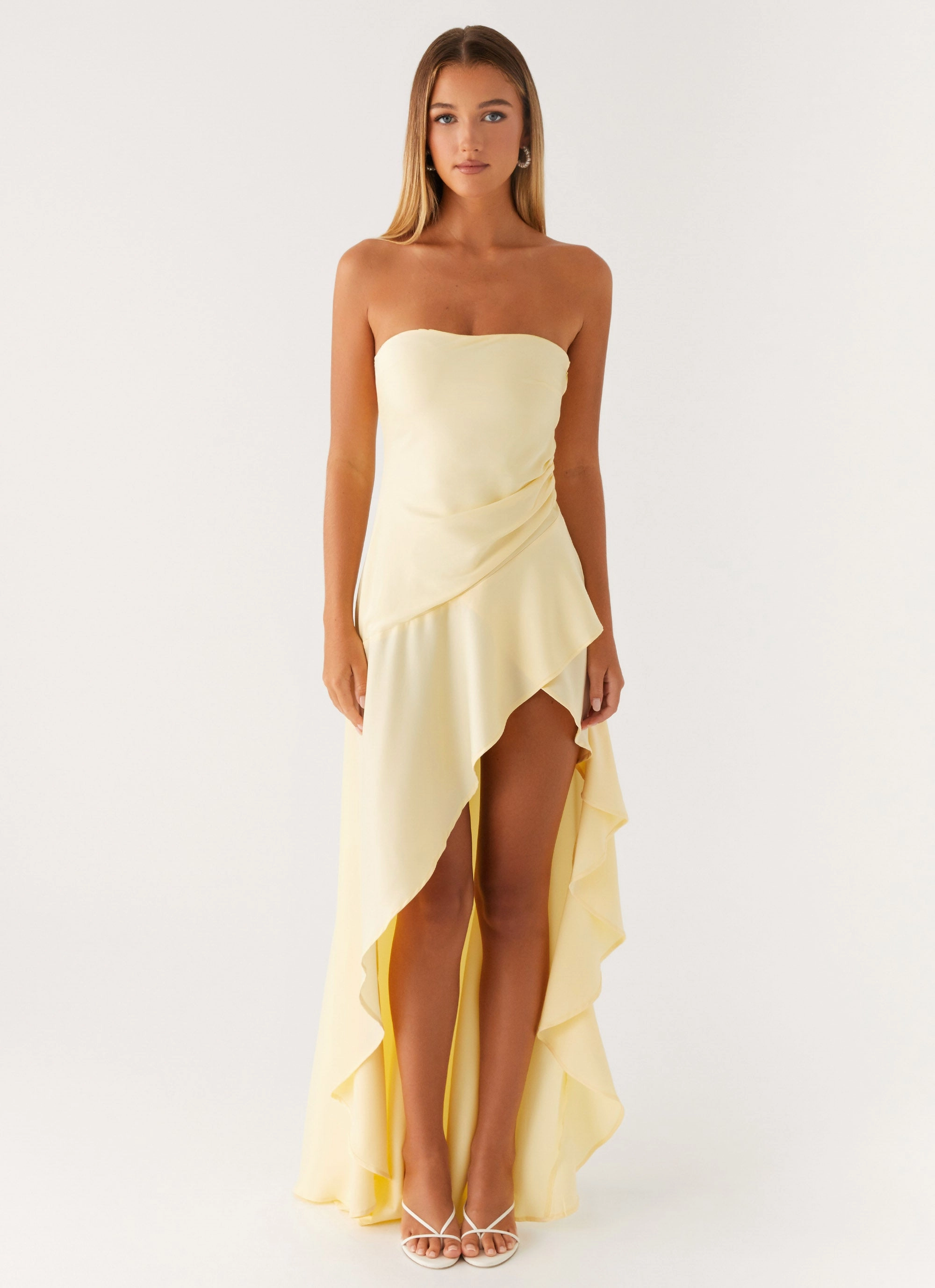 Sophisticated Coat Bodie Maxi Dress - Pastel Yellow