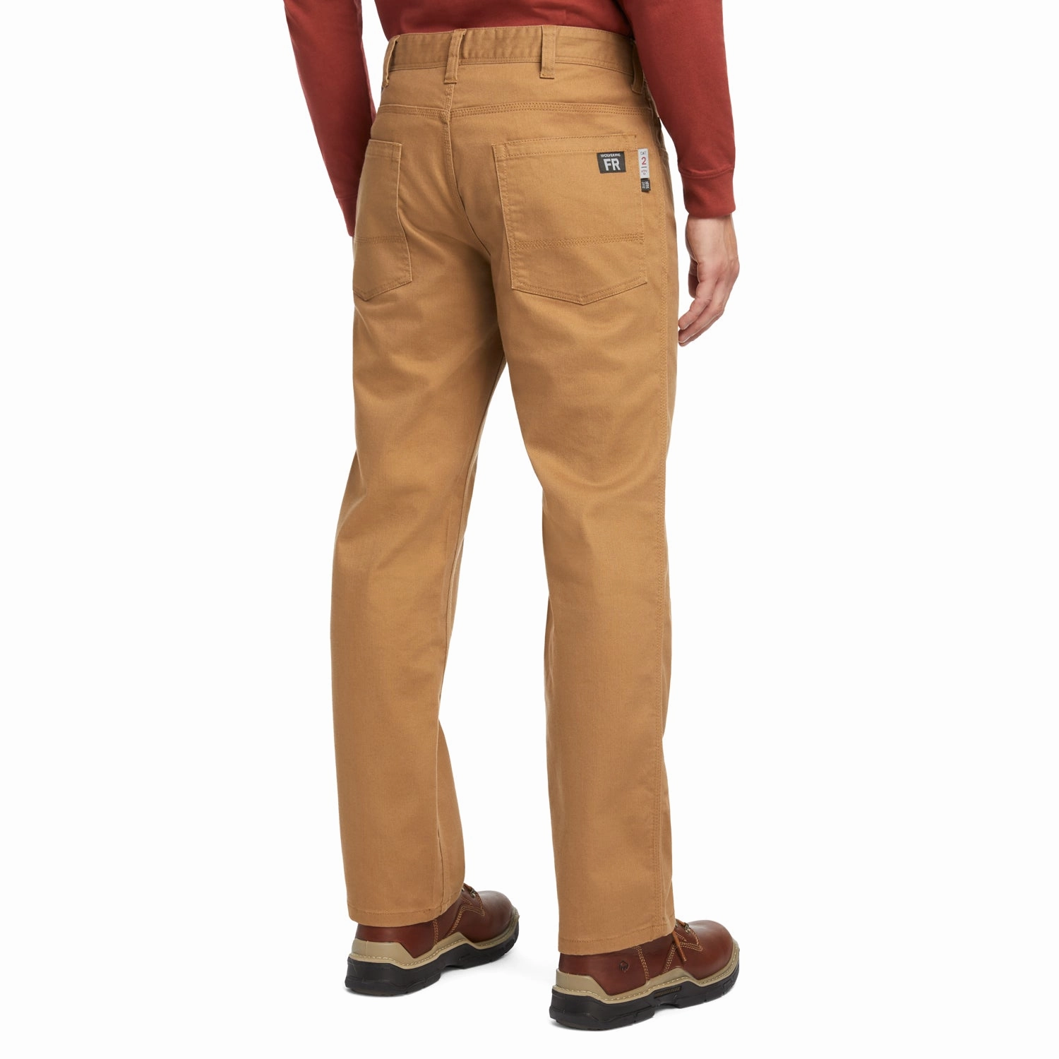 Wolverine Mens FR Stretch Denim Navy Cotton Blend Pants Cozy Material