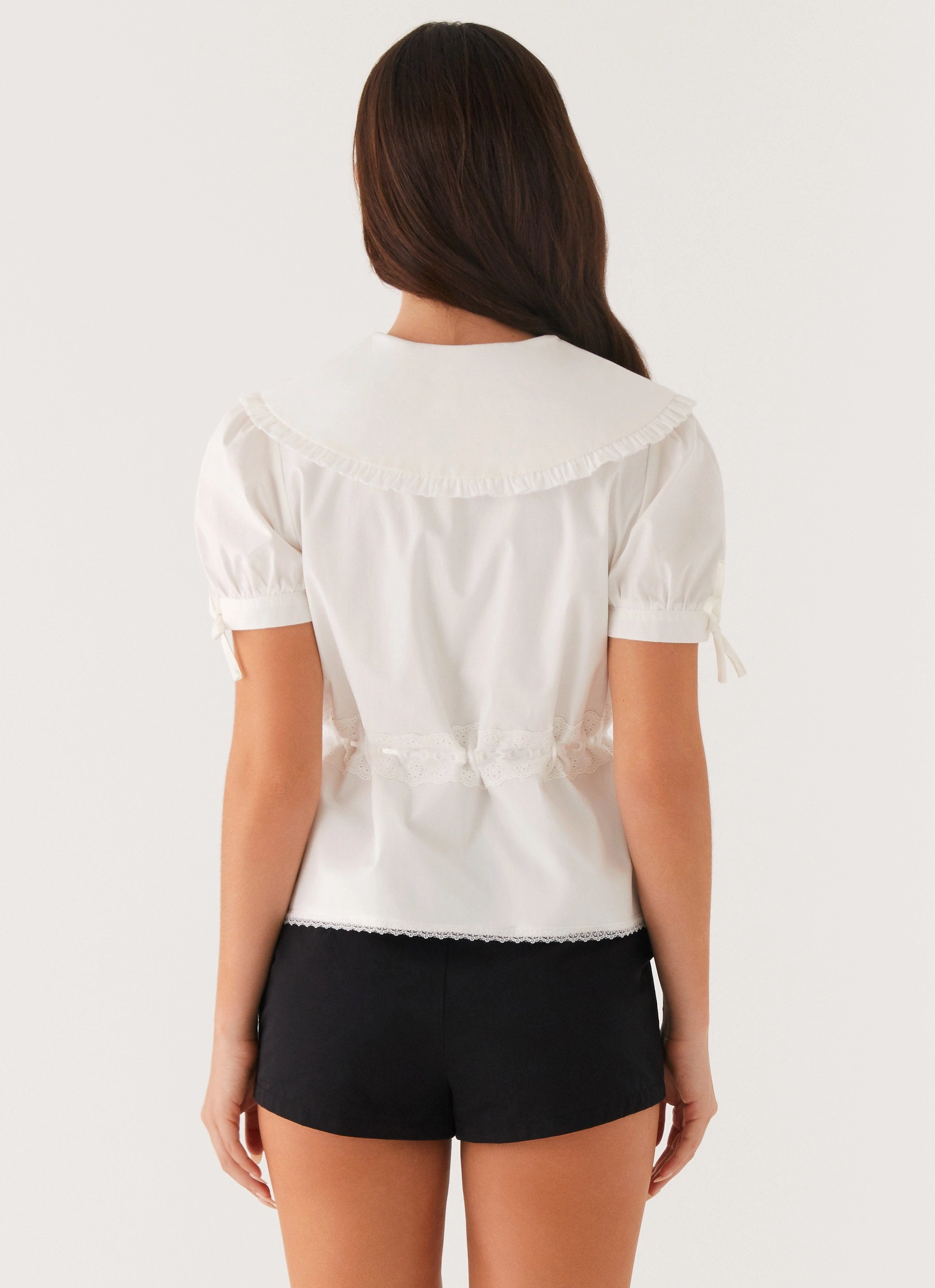 Thermal Insulation Layer Valerie Blouse - White