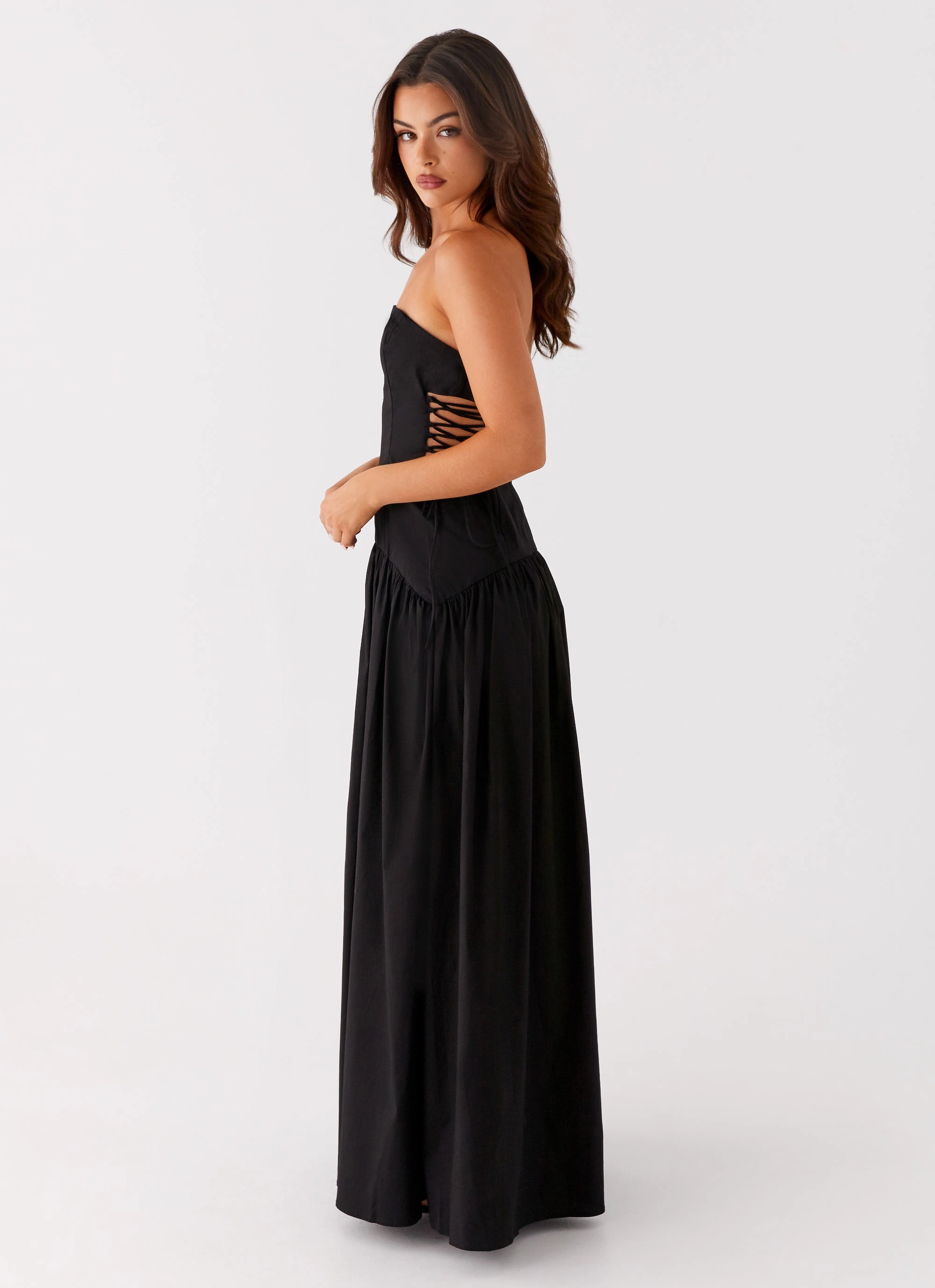 Conagh Maxi Dress - Black Cocoon Coat