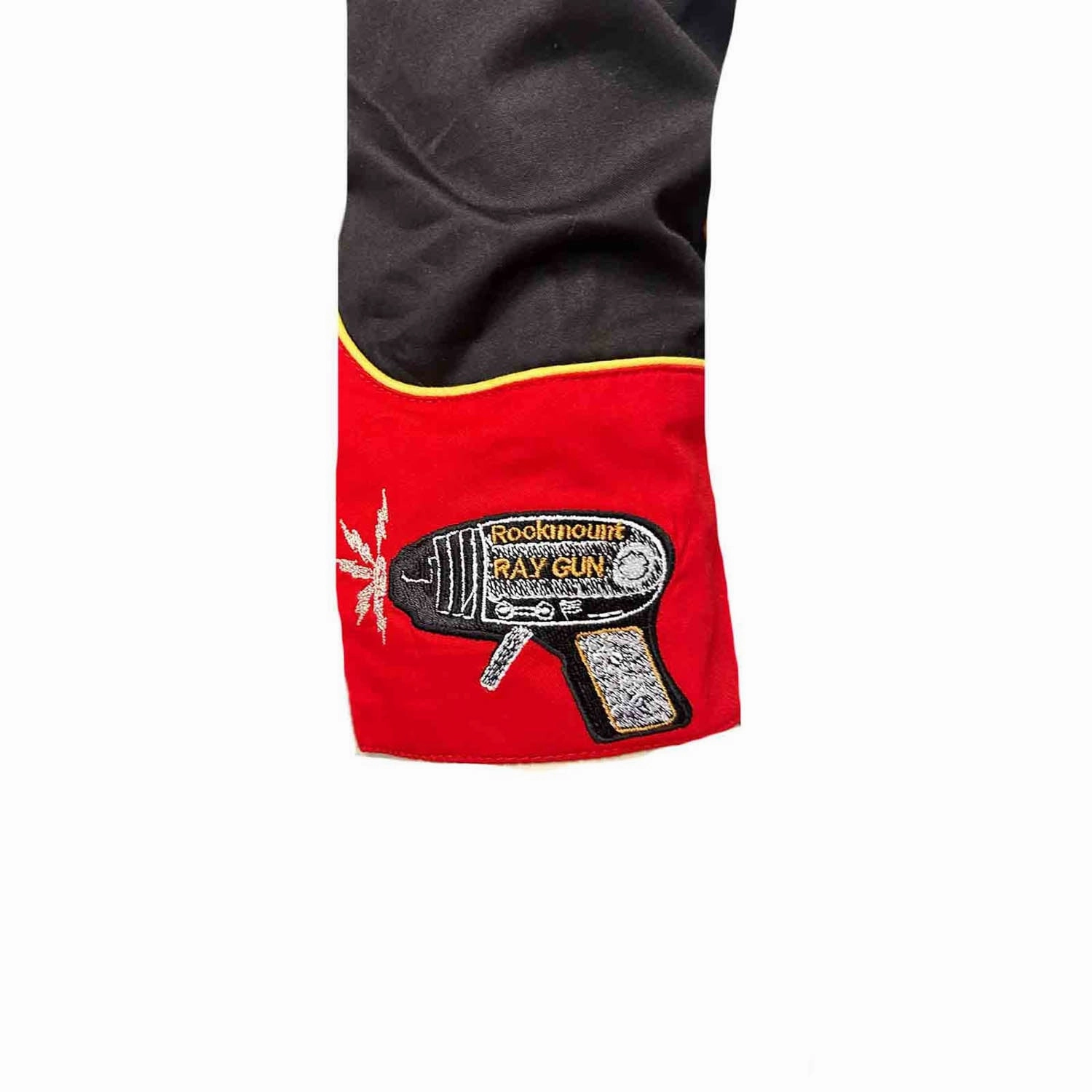 Rockmount Mens 2-Tone Atomic Cowboy Black/Red 100% Cotton L/S Shirt Edgy Fashion