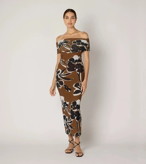 Clean Tone Cordelia Ankle Dress | Smoked Clover