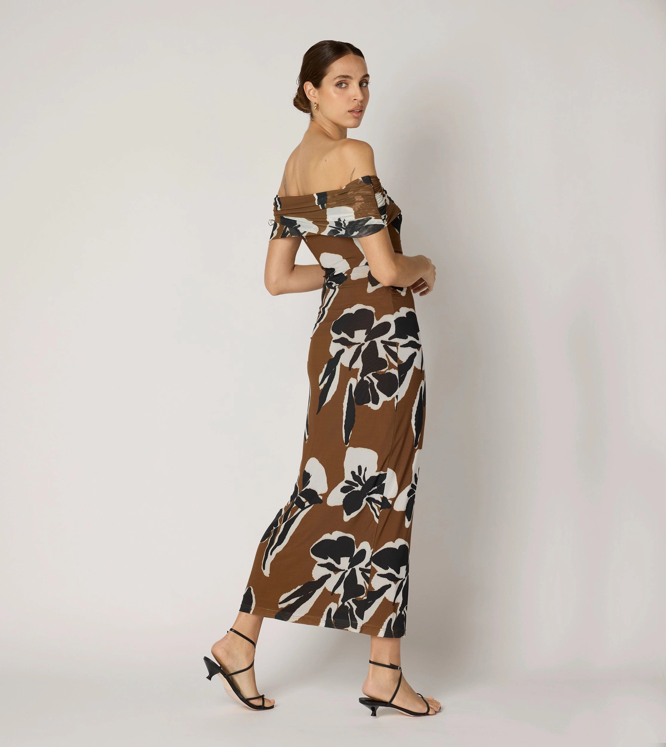 Farm Air Red Carpet Cordelia Ankle Dress | Smoked Clover