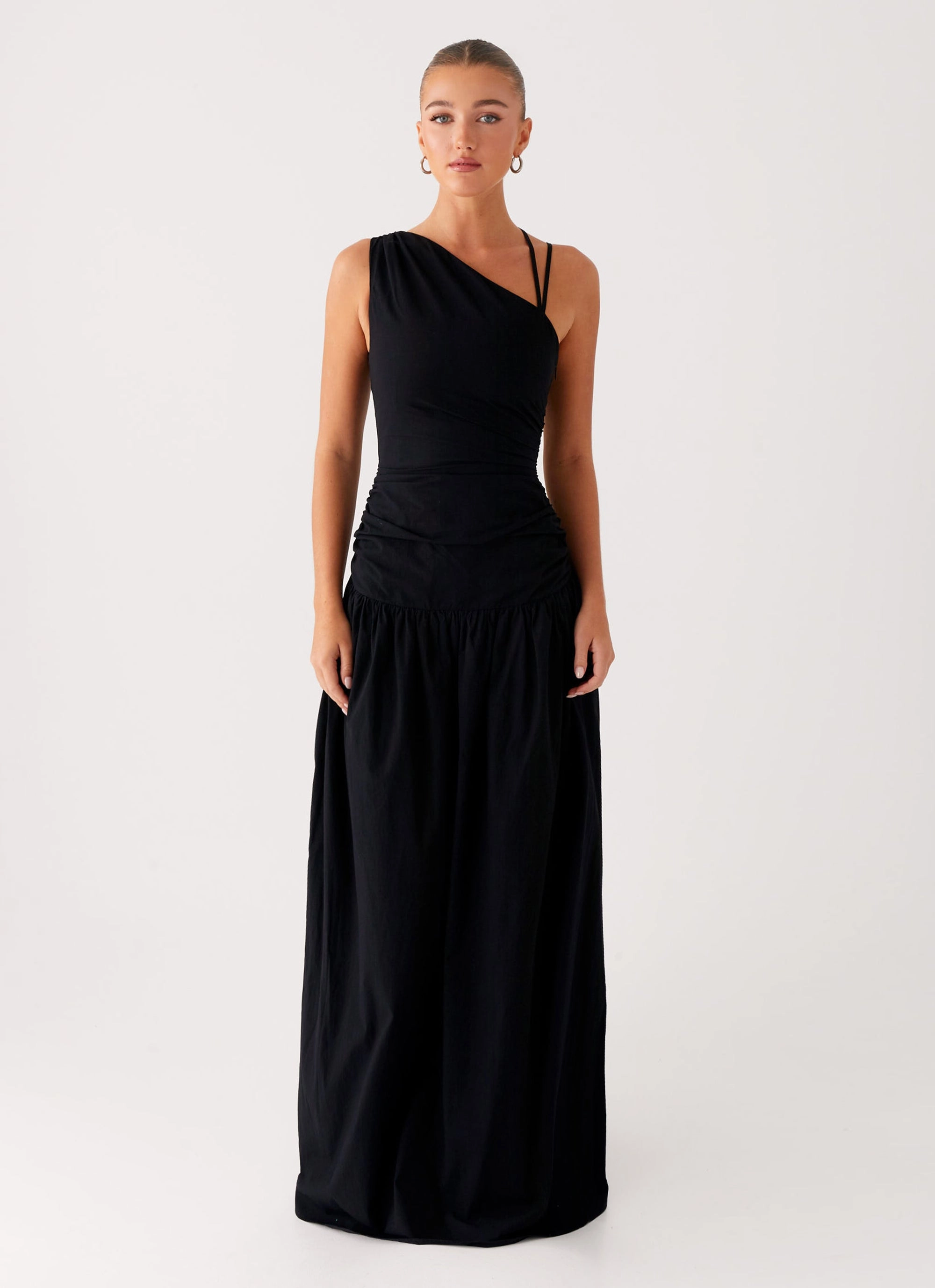 Cortez Maxi Dress - Black Night Vibes