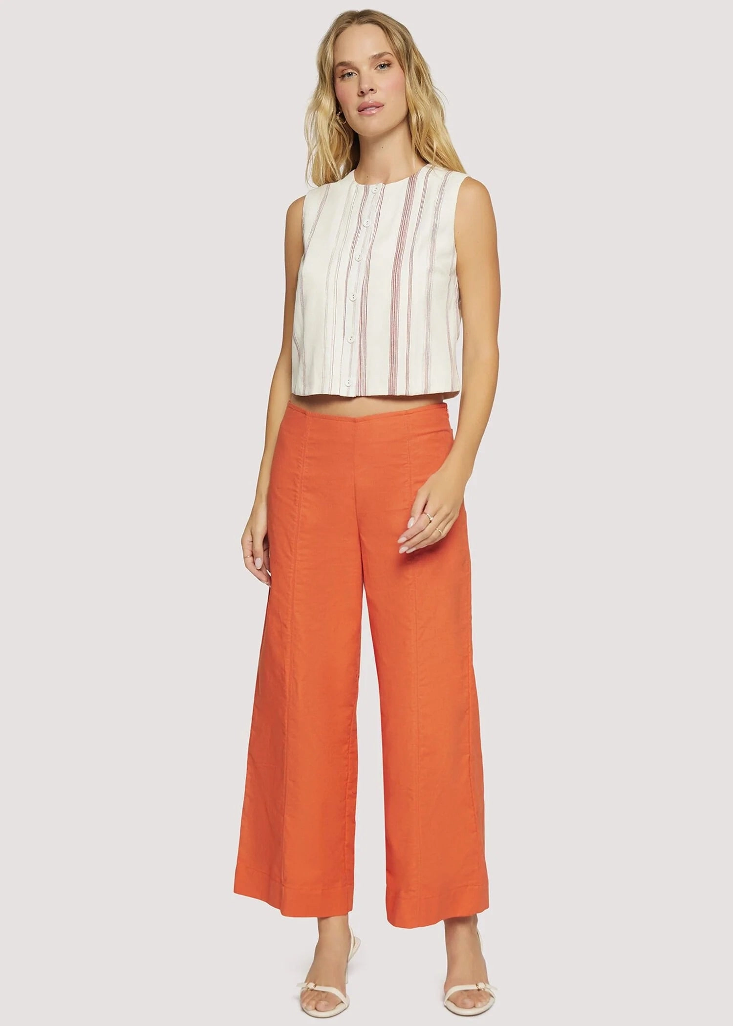 ZipperedPockets Versatile Layering Costa Mirage Top - Natural